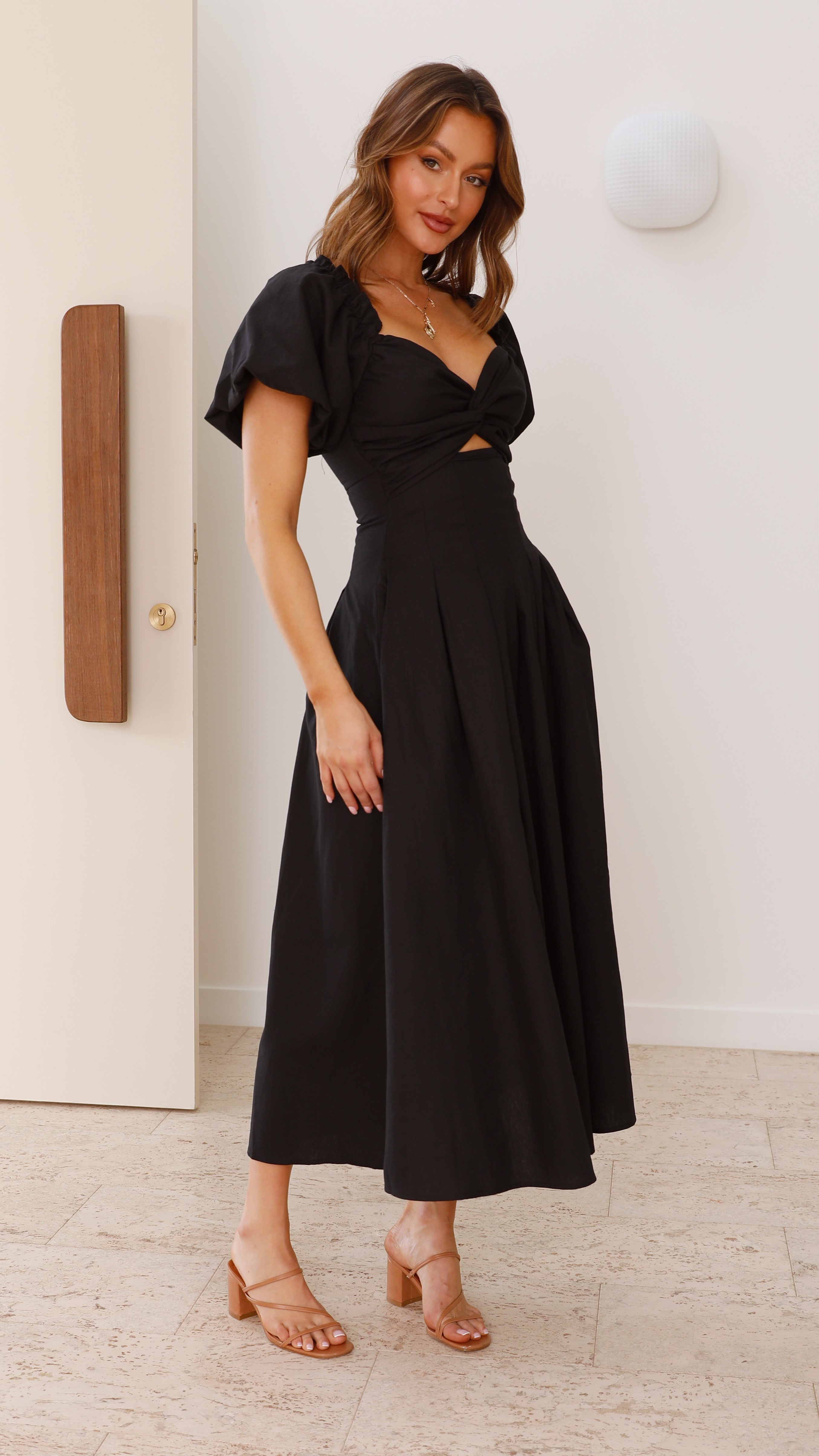 Christina Maxi Dress - Black