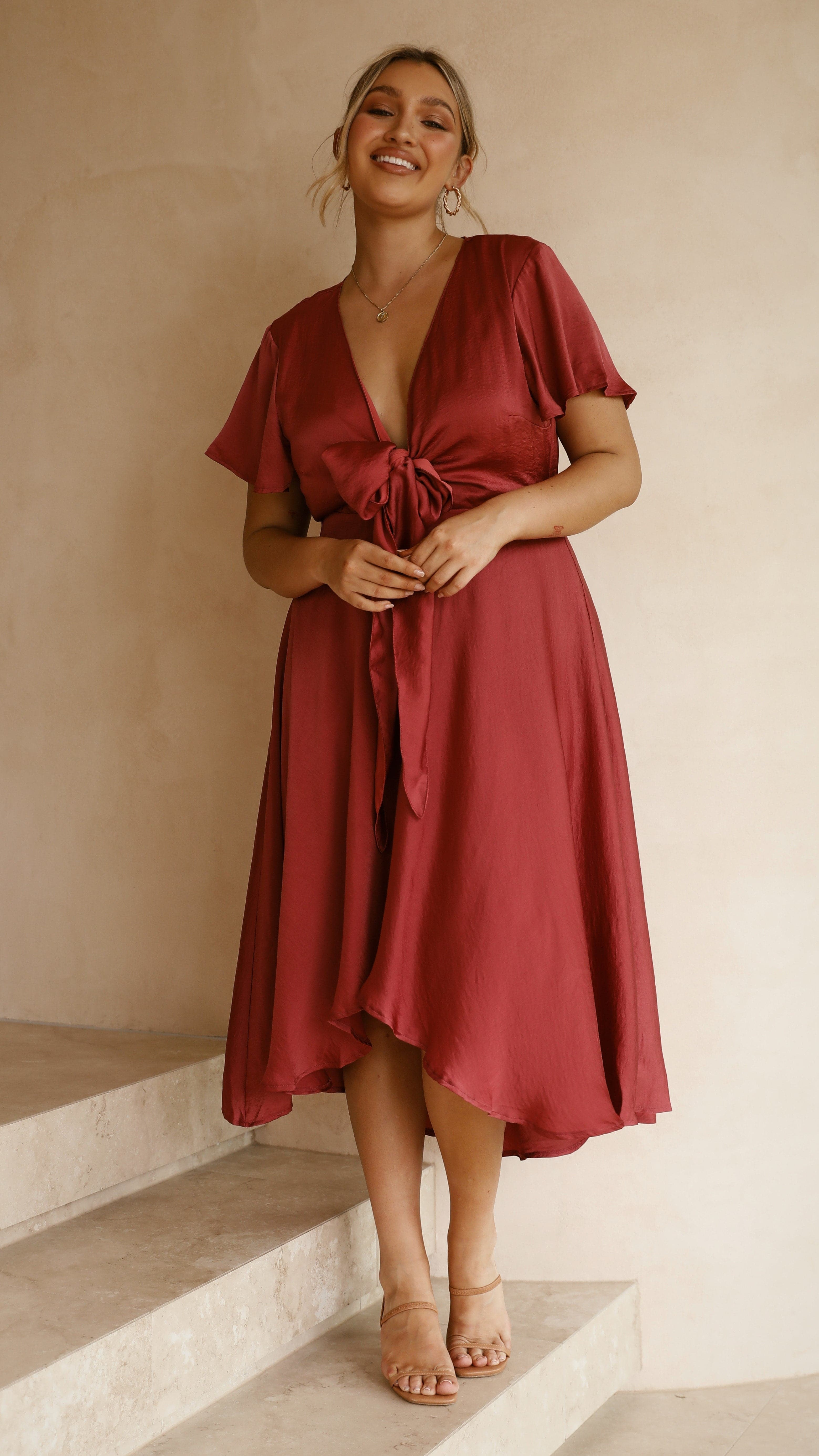 Sunny Daze Dress - Berry