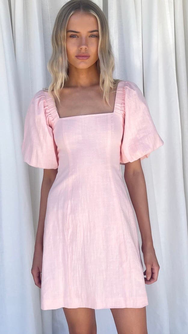 Tuscany Dress - Baby Pink