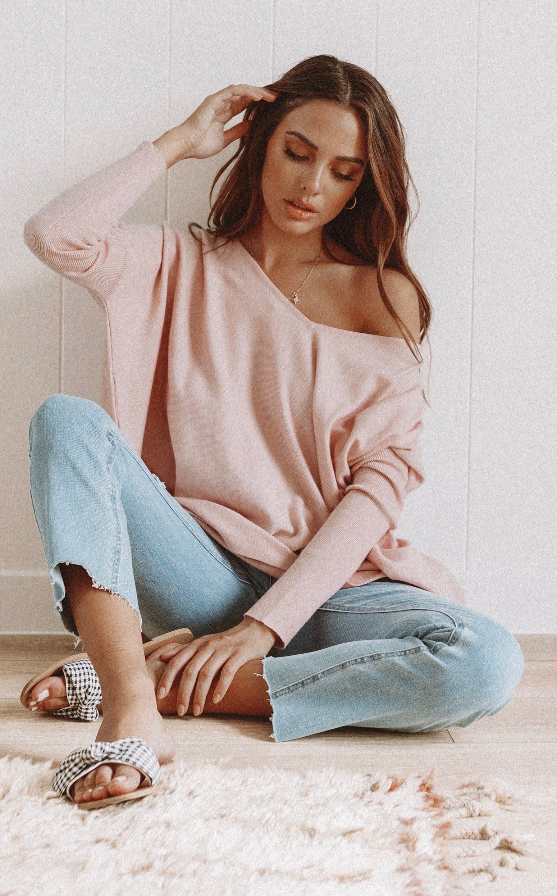 Amalia Knit Top - Blush
