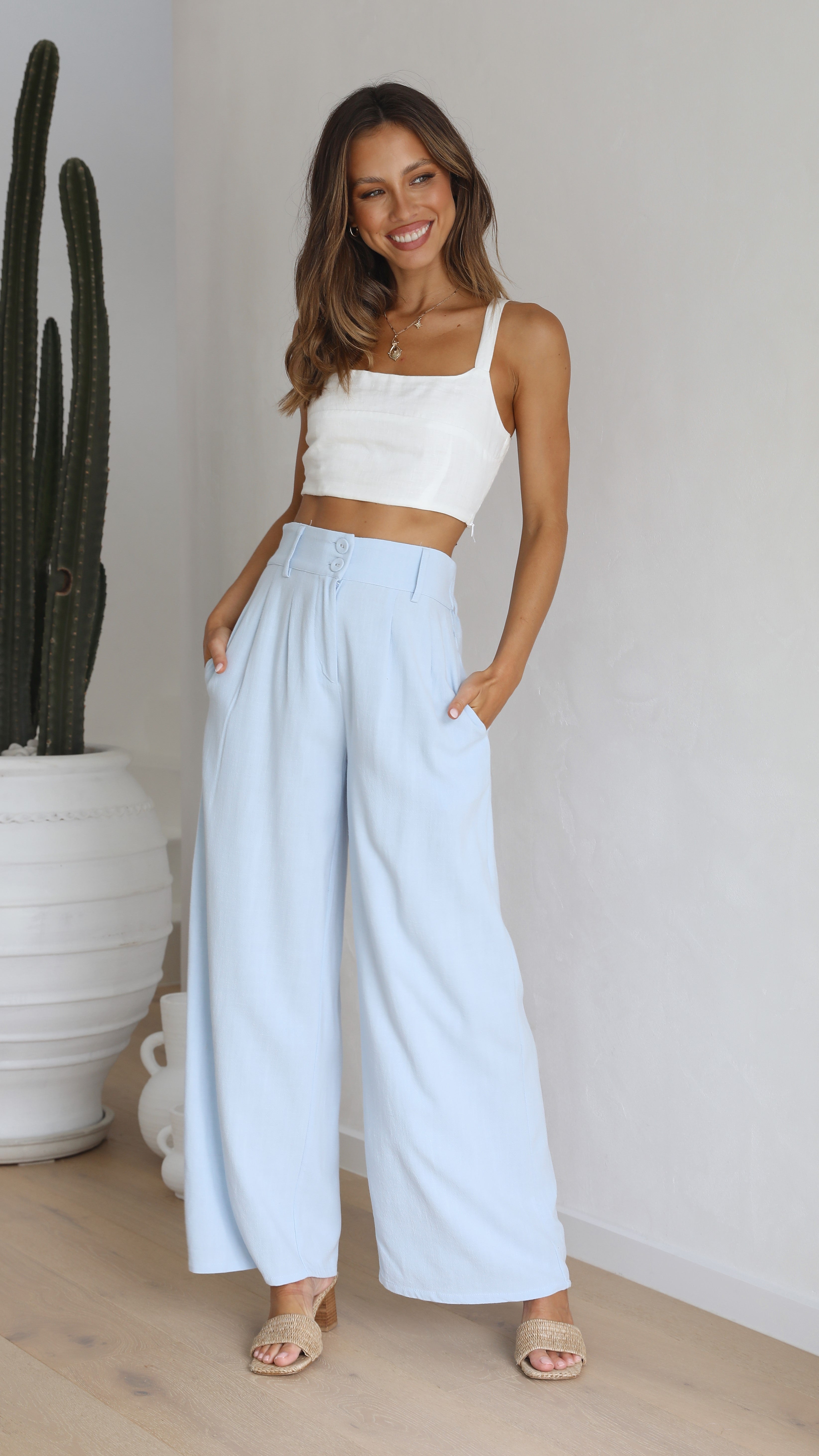 Fawn Pants - Sky Blue