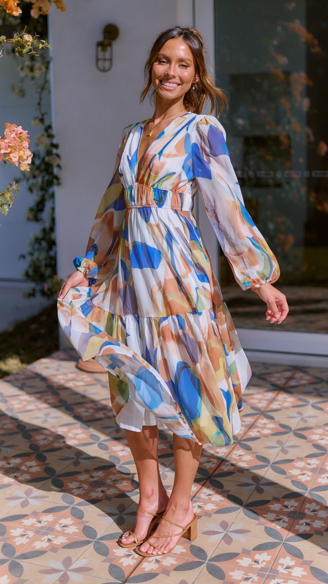 Kerri Midi Dress - Multi