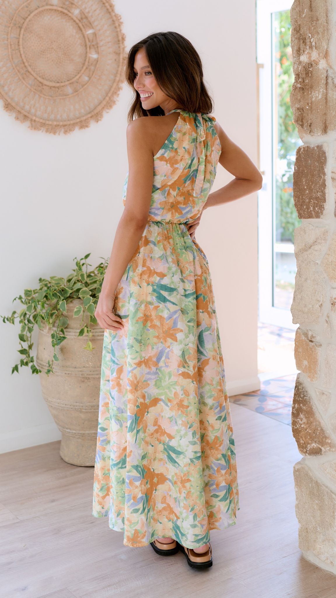 Micah Maxi Dress - Wildflowers Print