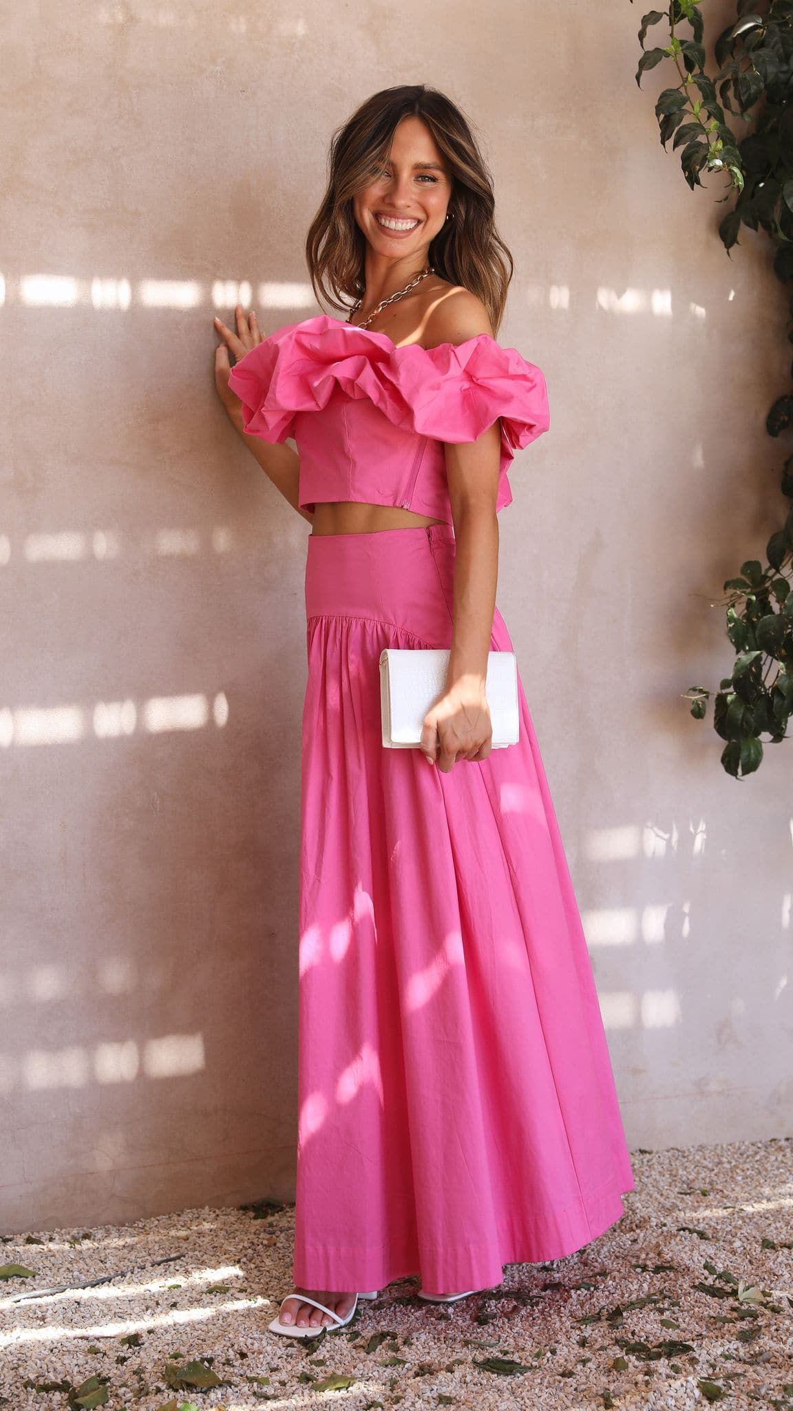 Savannah Maxi Skirt - Pink