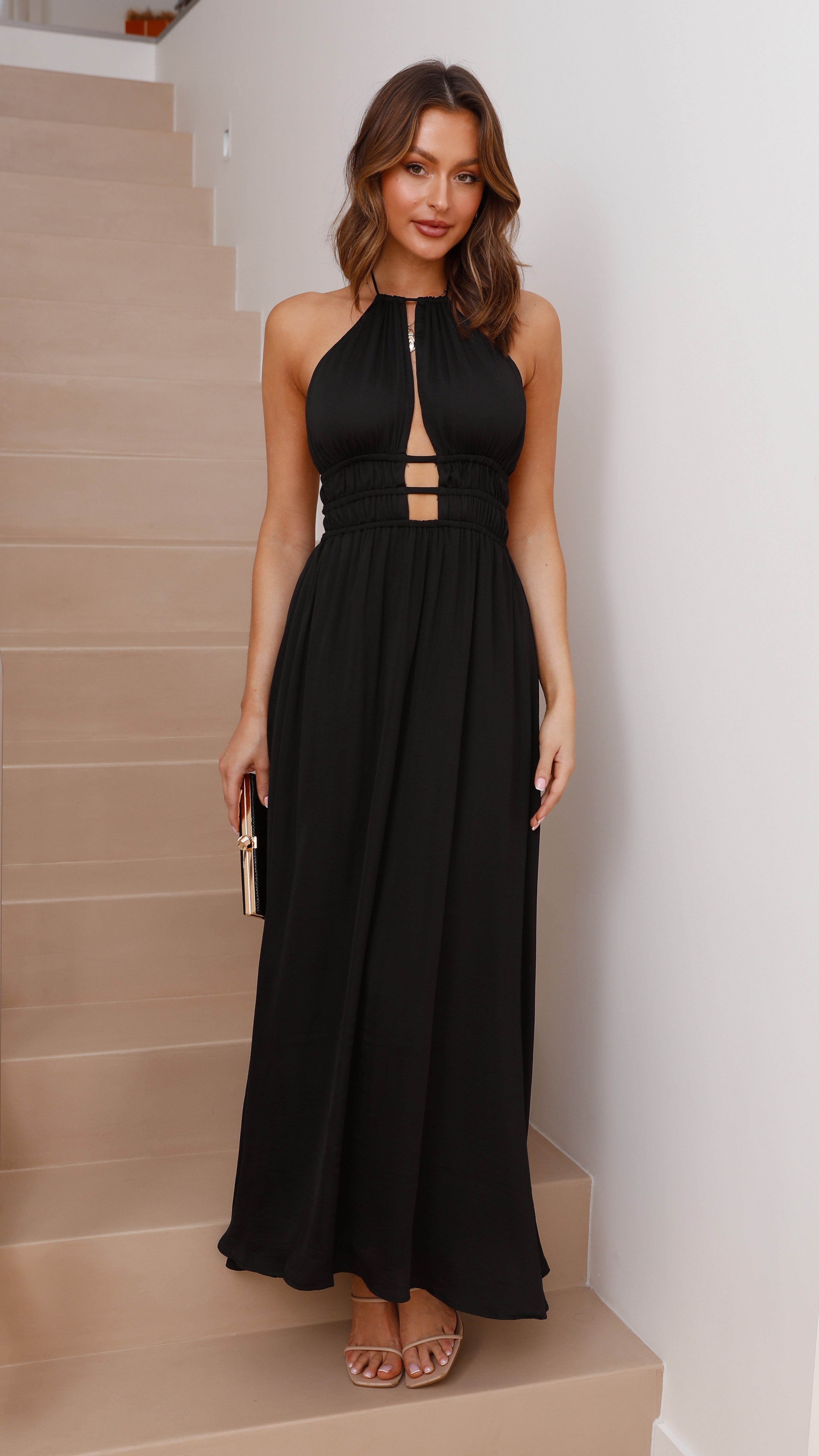 Ivy Maxi Dress - Black