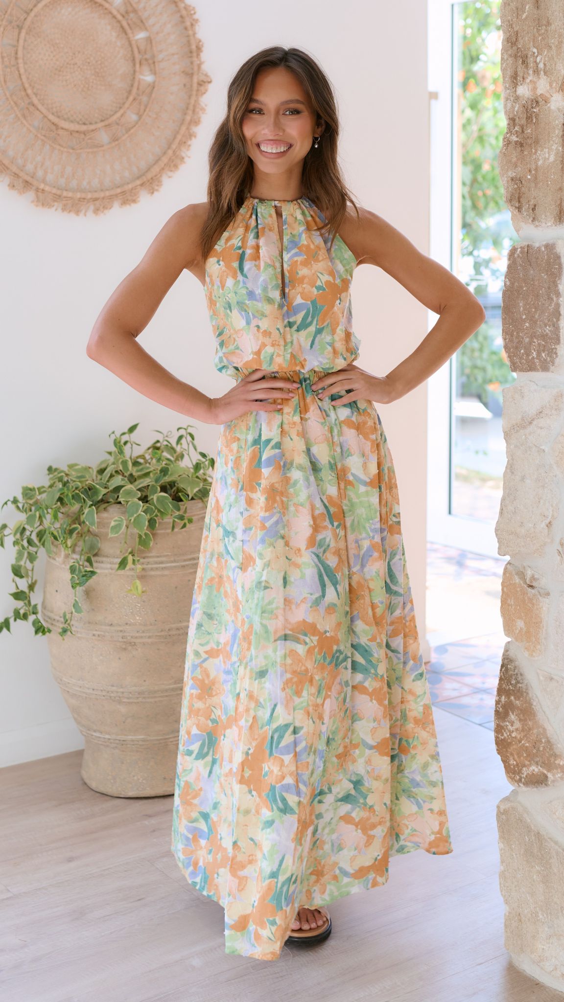 Micah Maxi Dress - Wildflowers Print
