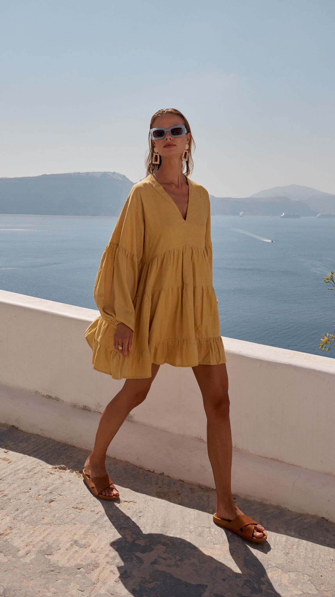 Gala Mini Dress - Gold