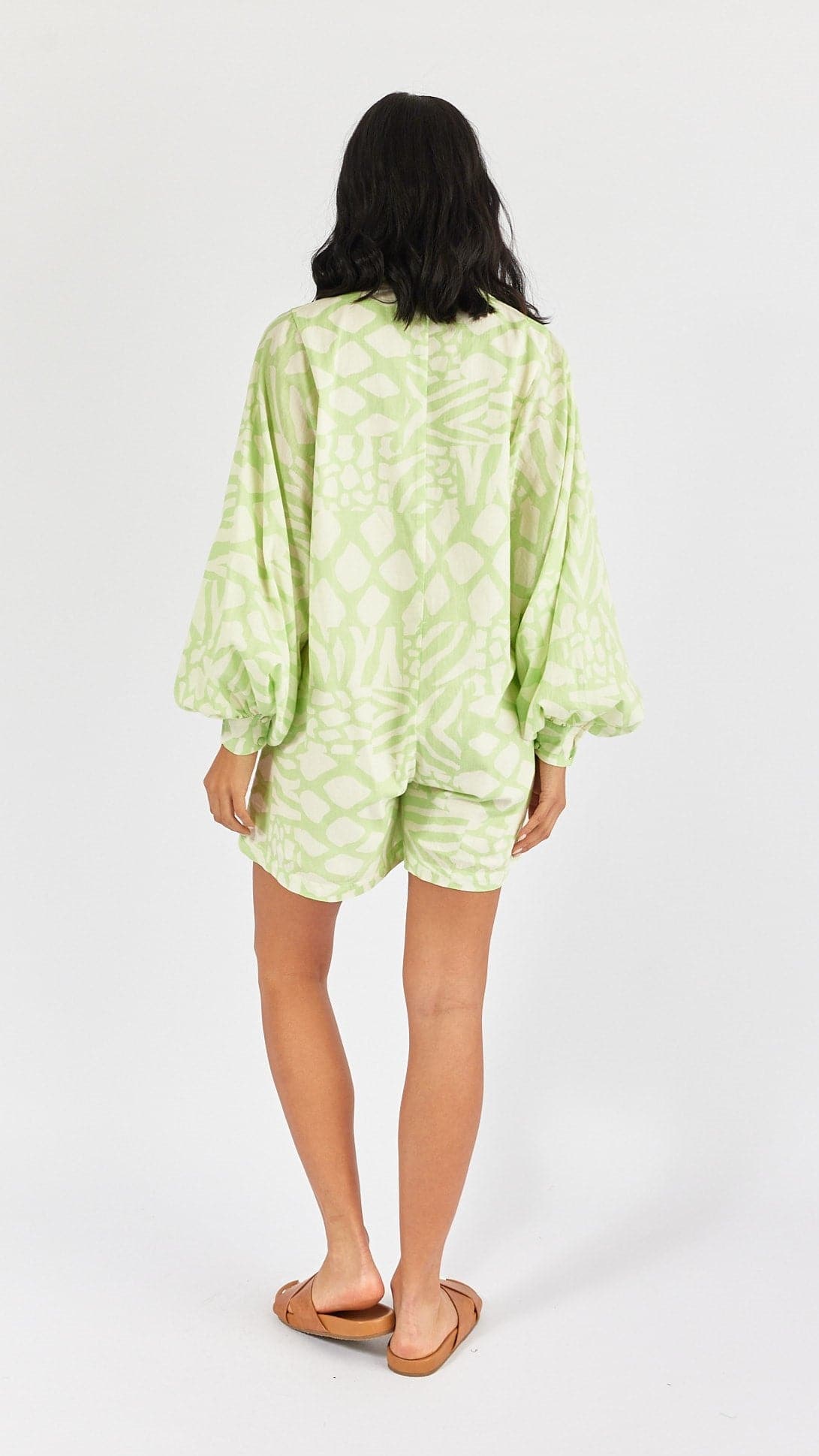 Olga Romper - Isadora Print