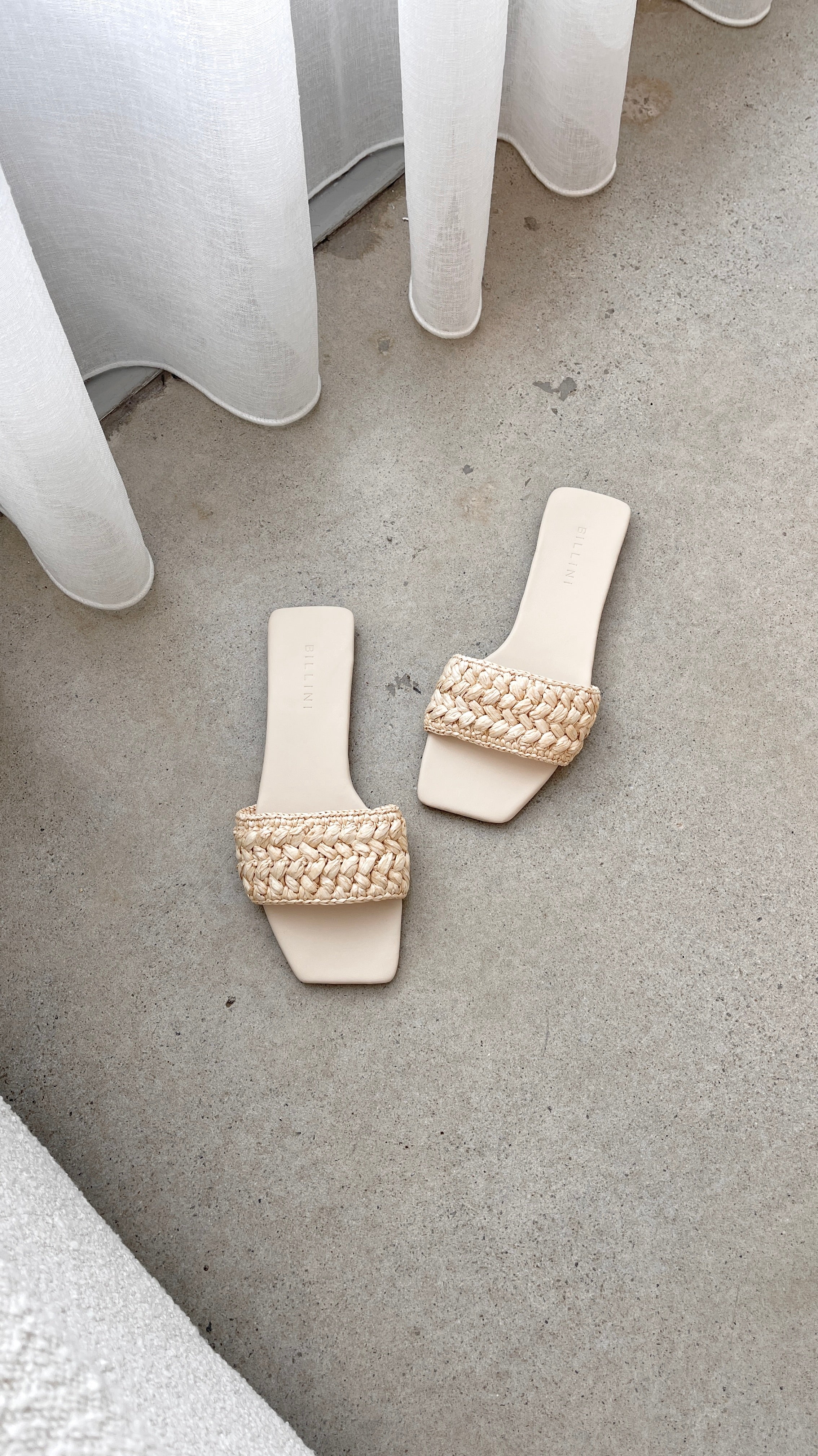 Fynn Sandal - Sand Raffia