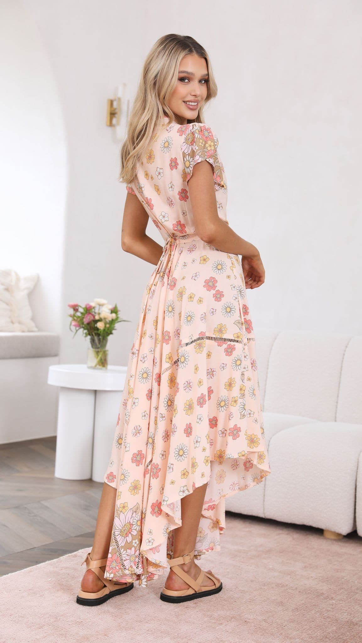 Asher Maxi Dress - Daisies Print