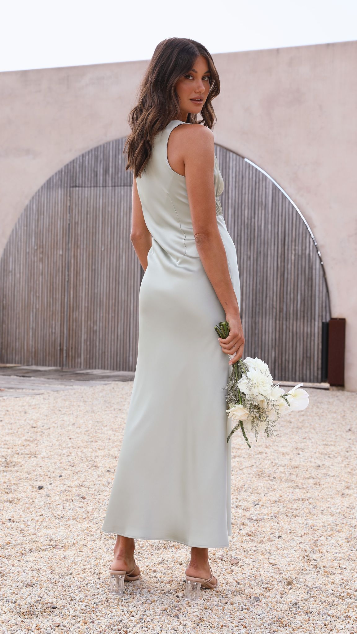 Amber Maxi Dress - Olive