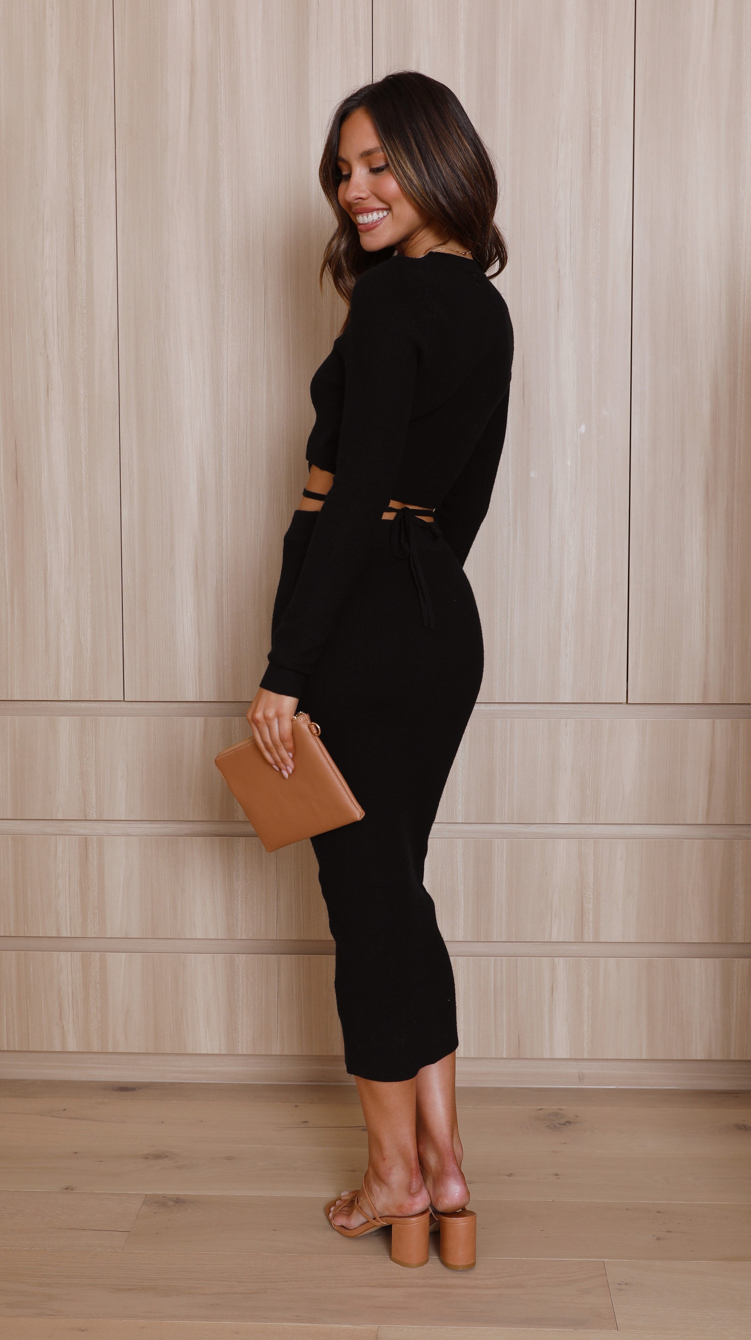 Leandra Knit Top - Black