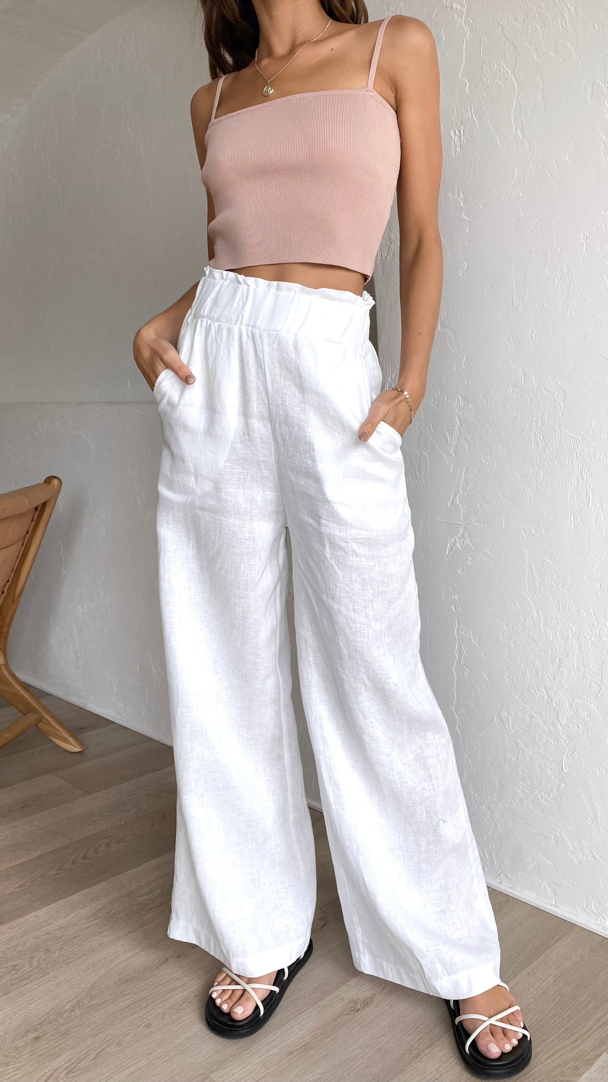 Sienna Pants - White
