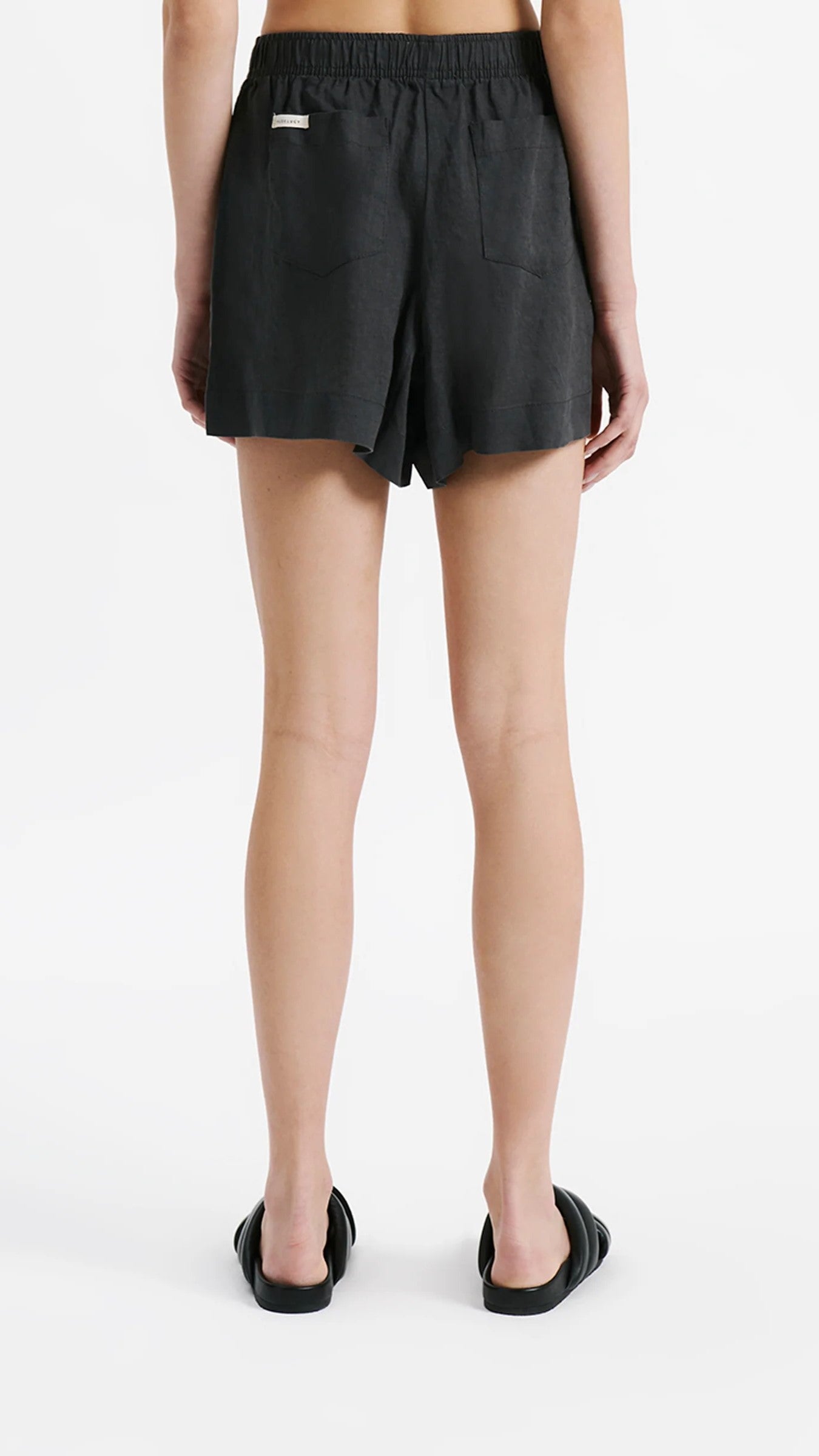 Linen Lounge Short - Coal