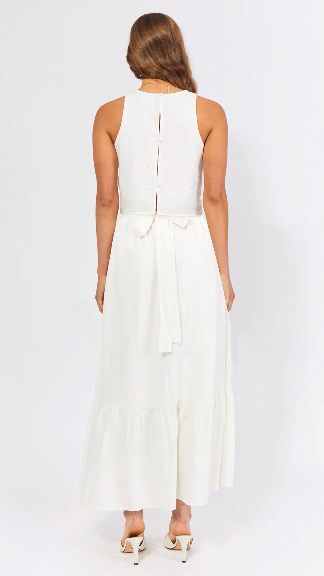 Finley Maxi Skirt - White