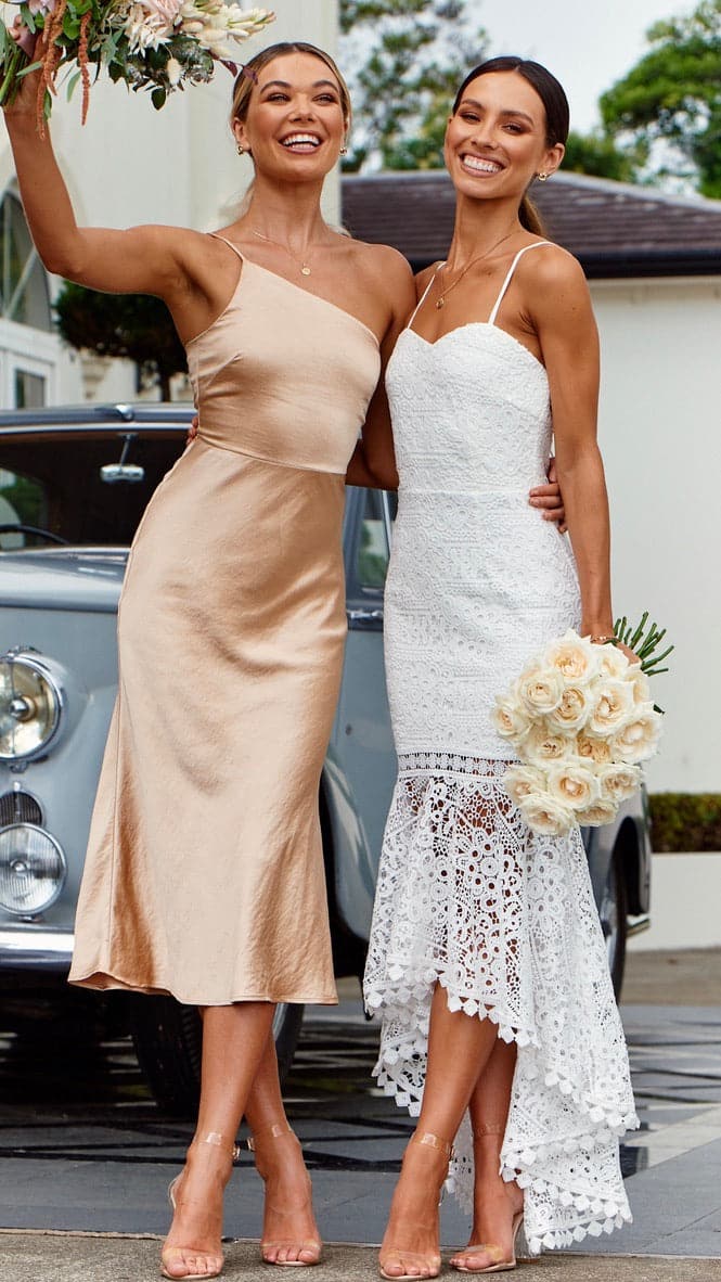 Kimbra Midi Dress - Gold