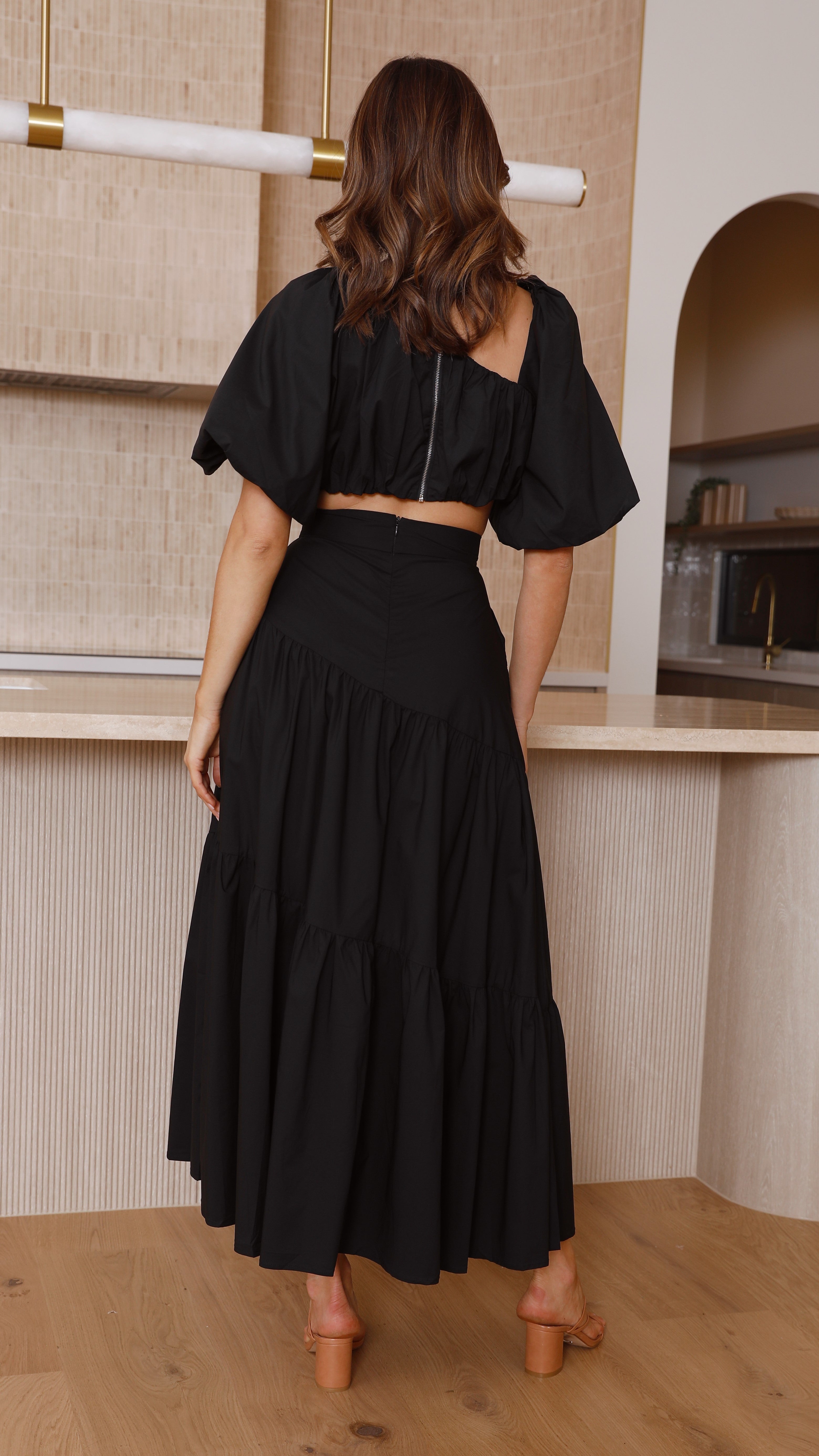 Jenni Maxi Skirt - Black
