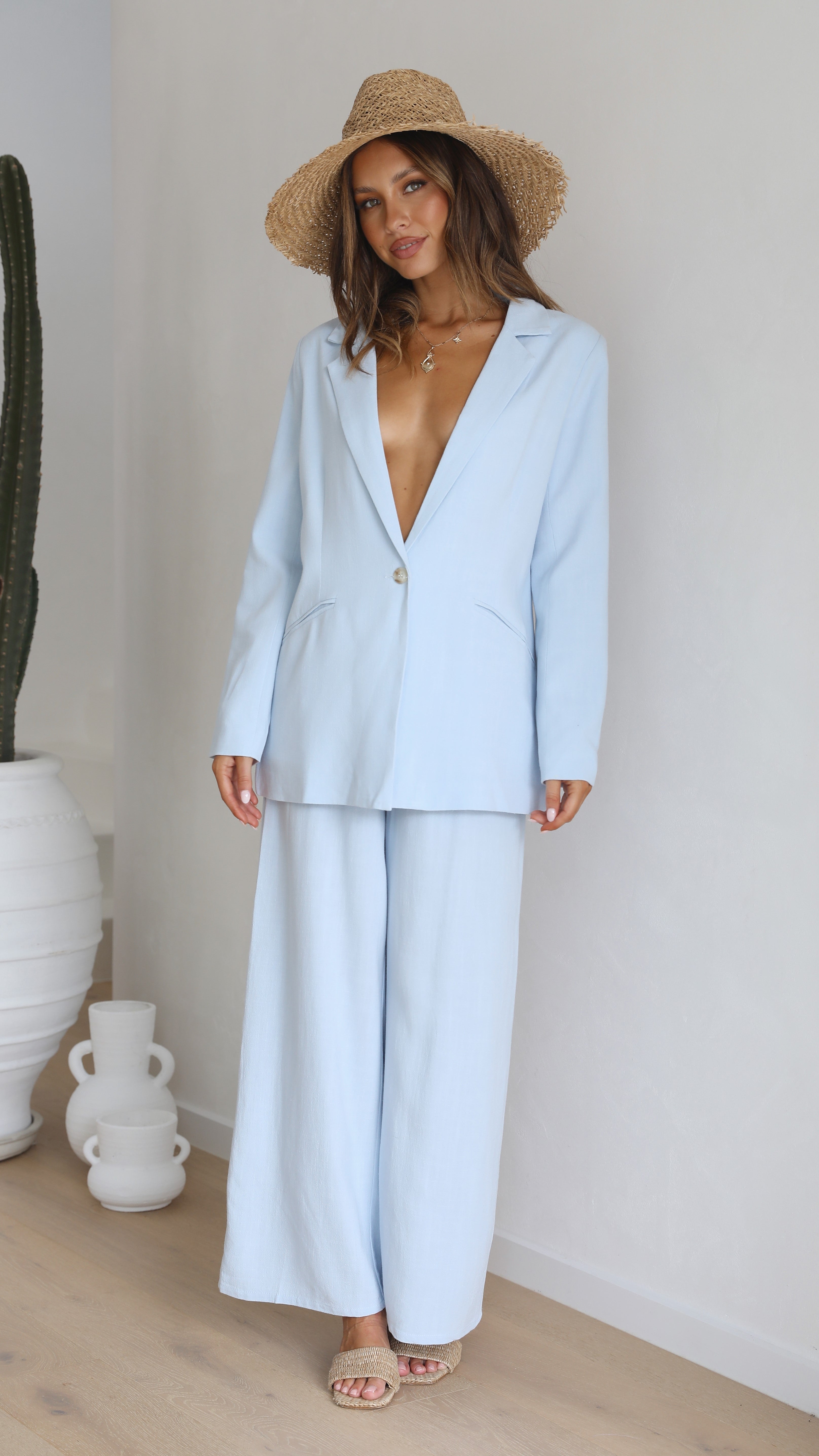 Fawn Pants - Sky Blue