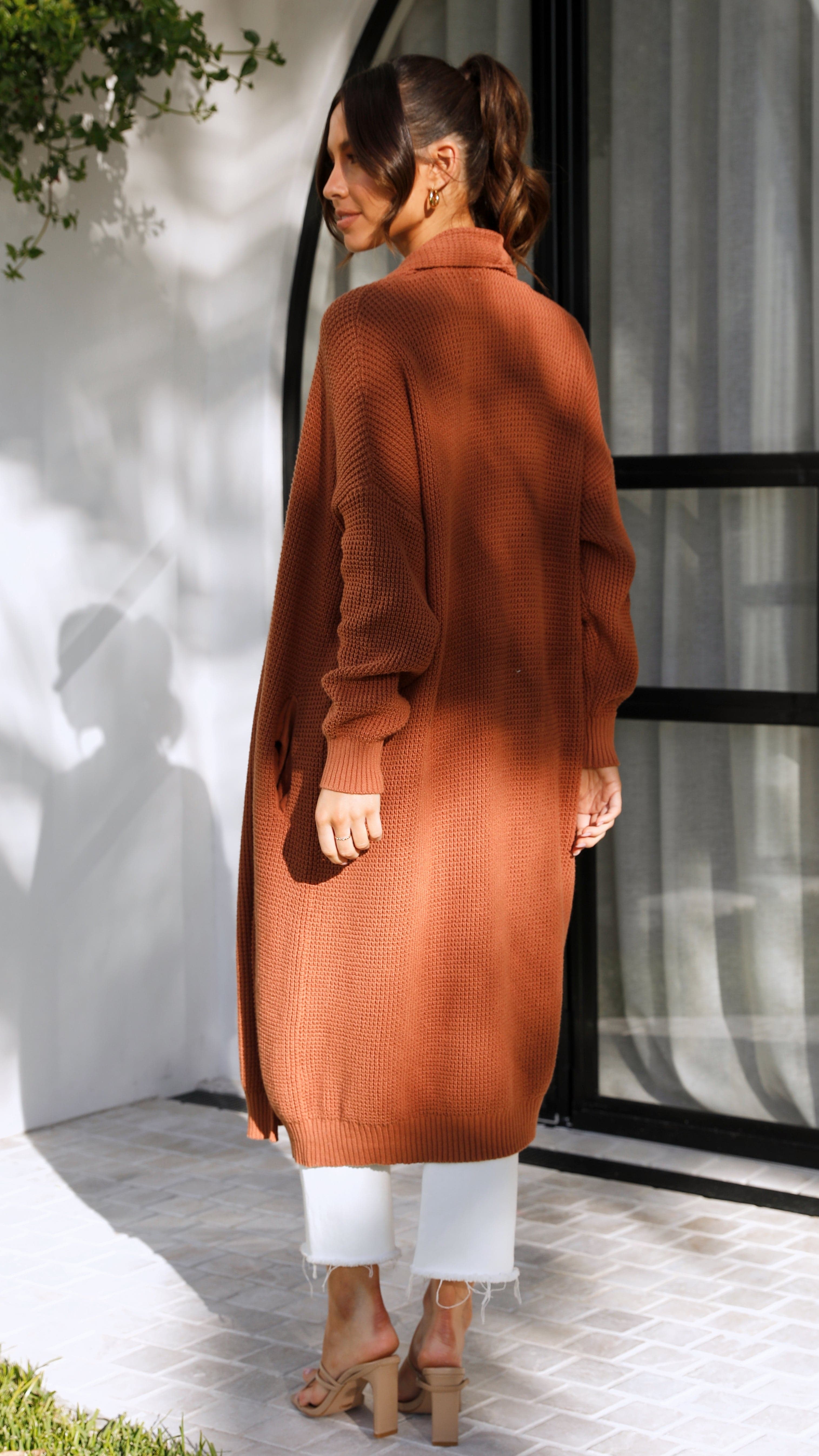 Hannah Cardigan - Rust