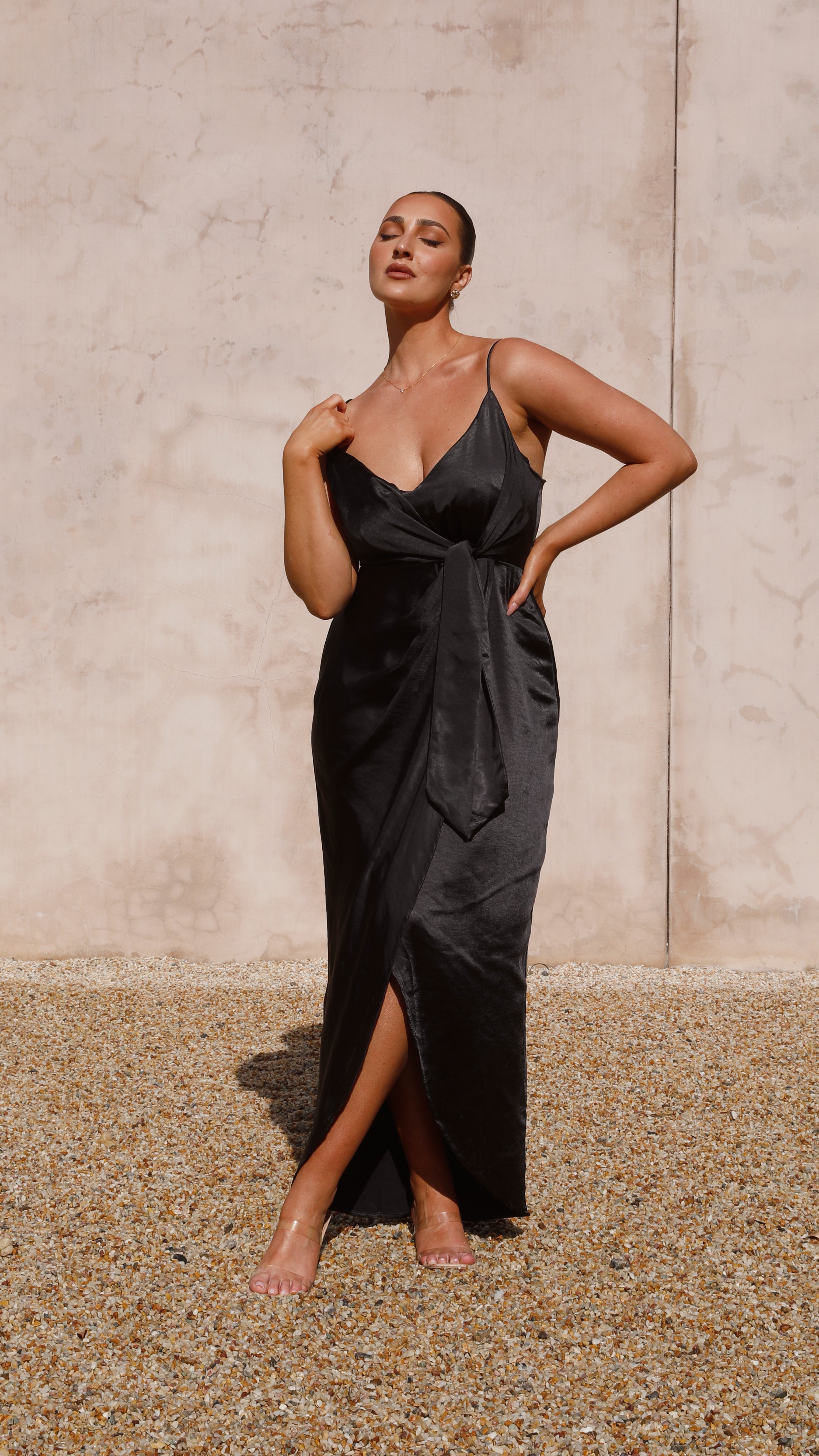 Tyra Maxi Dress - Black