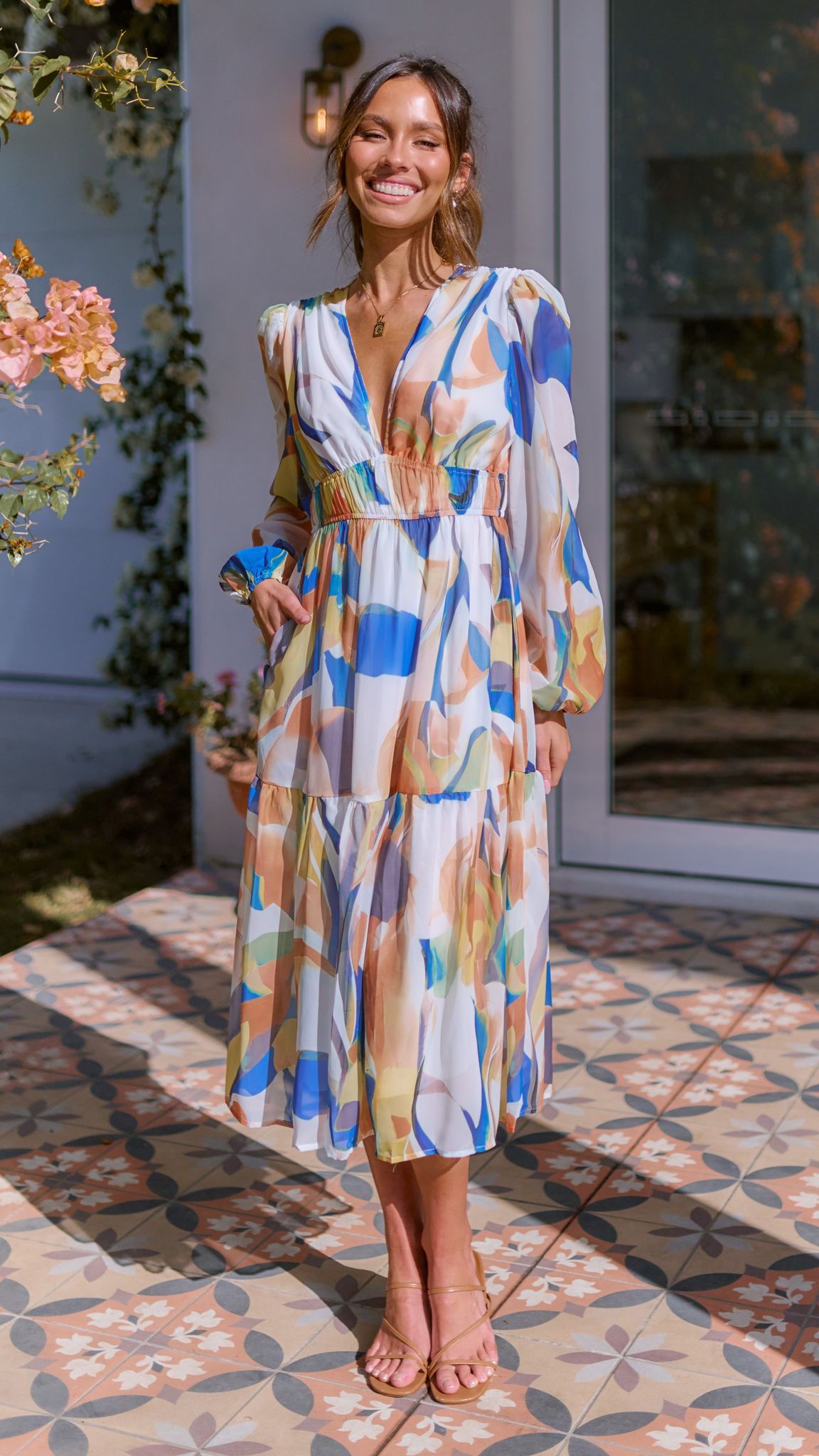 Kerri Midi Dress - Multi