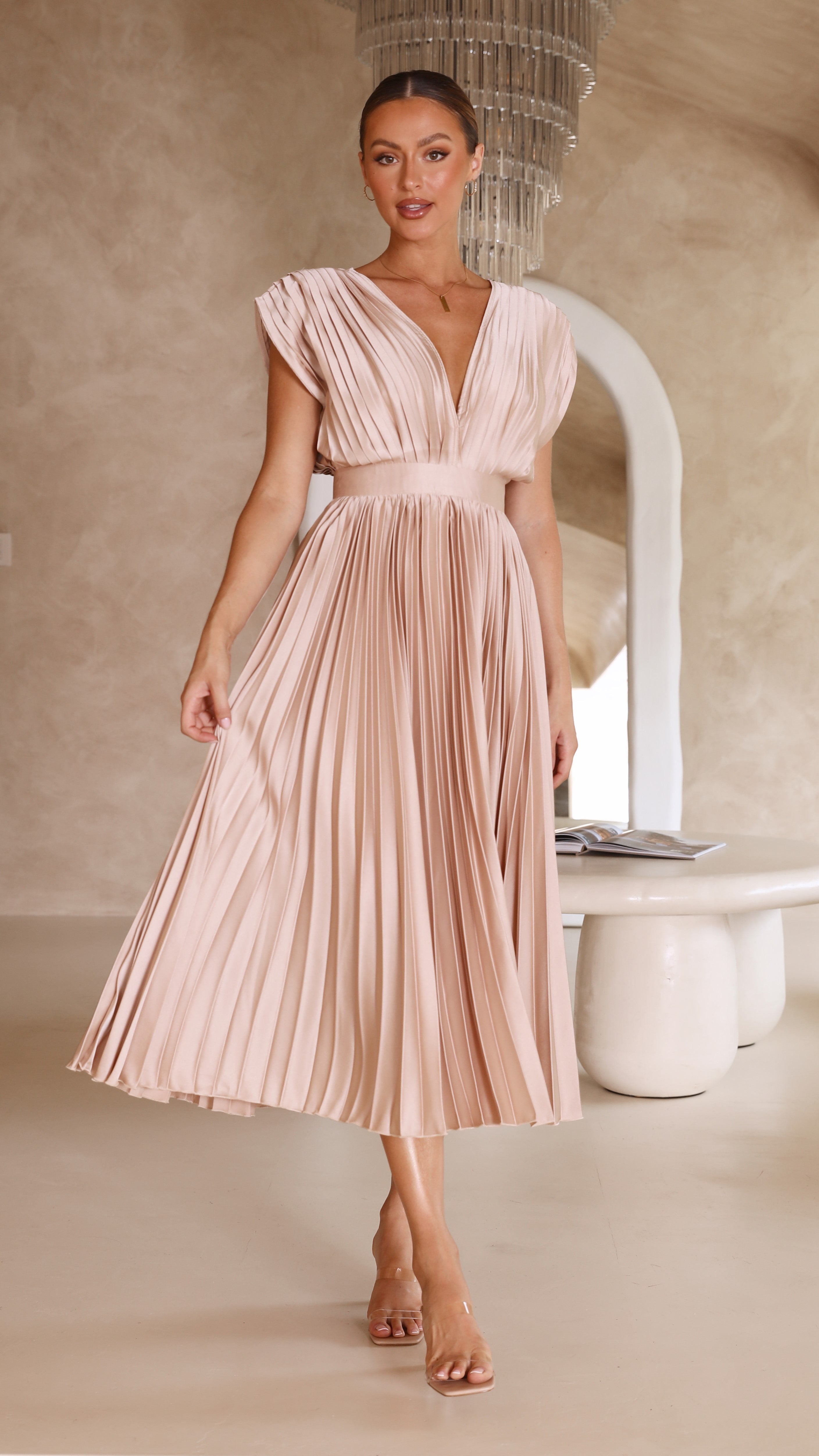 Gina Maxi Dress - Champagne
