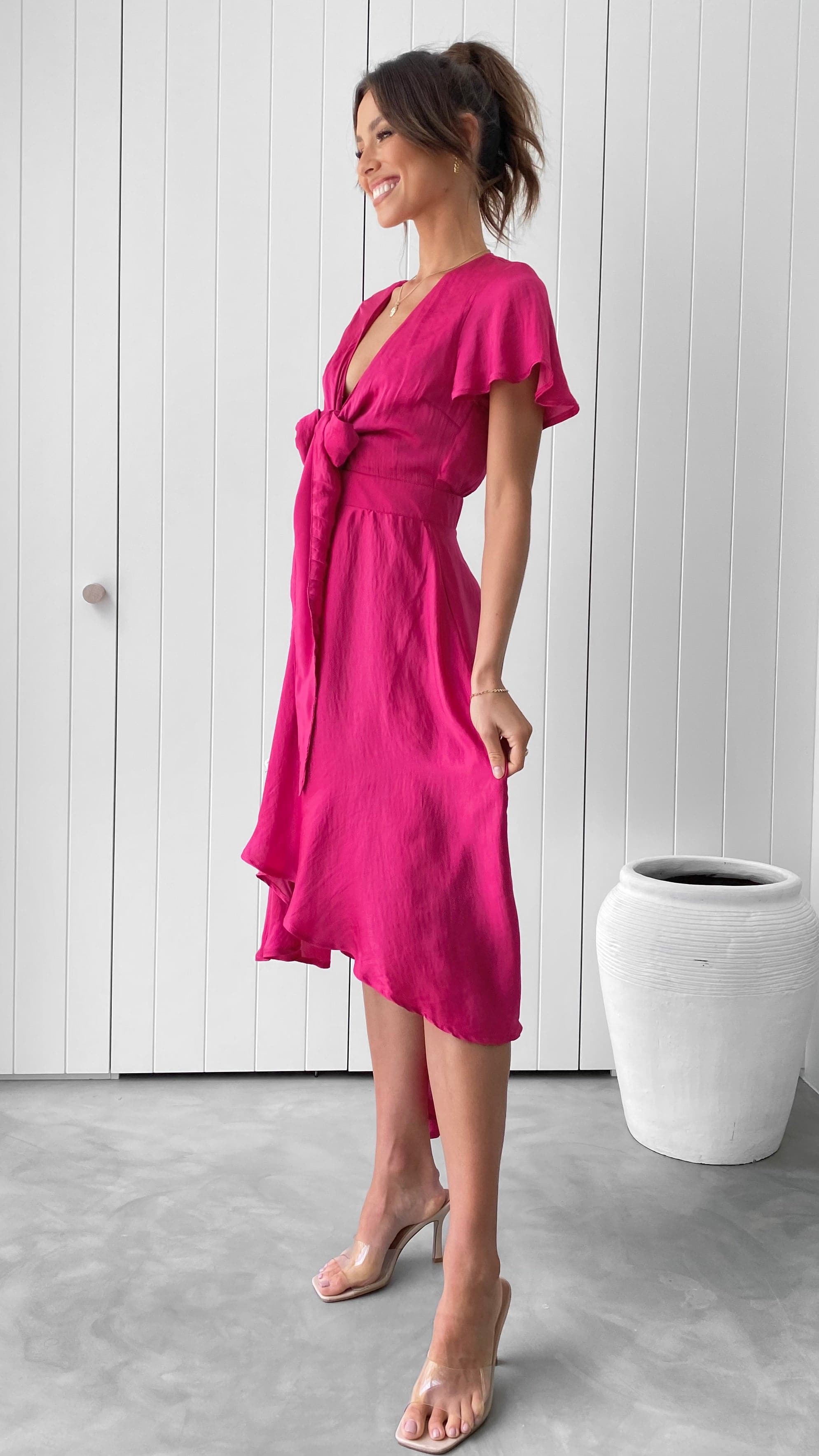 Sunny Daze Dress - Hot Pink