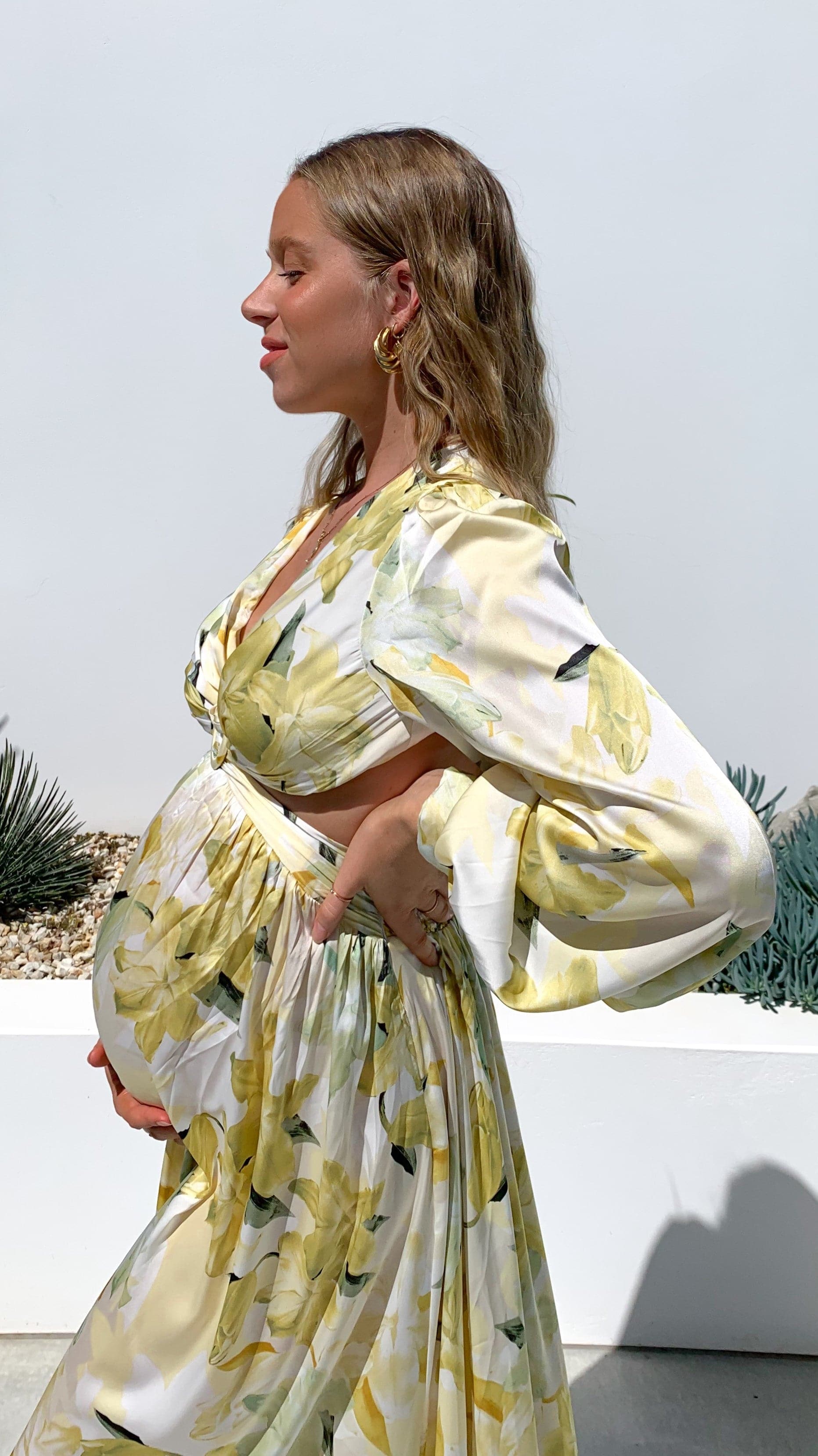 Jeanie Dress - Yellow Floral