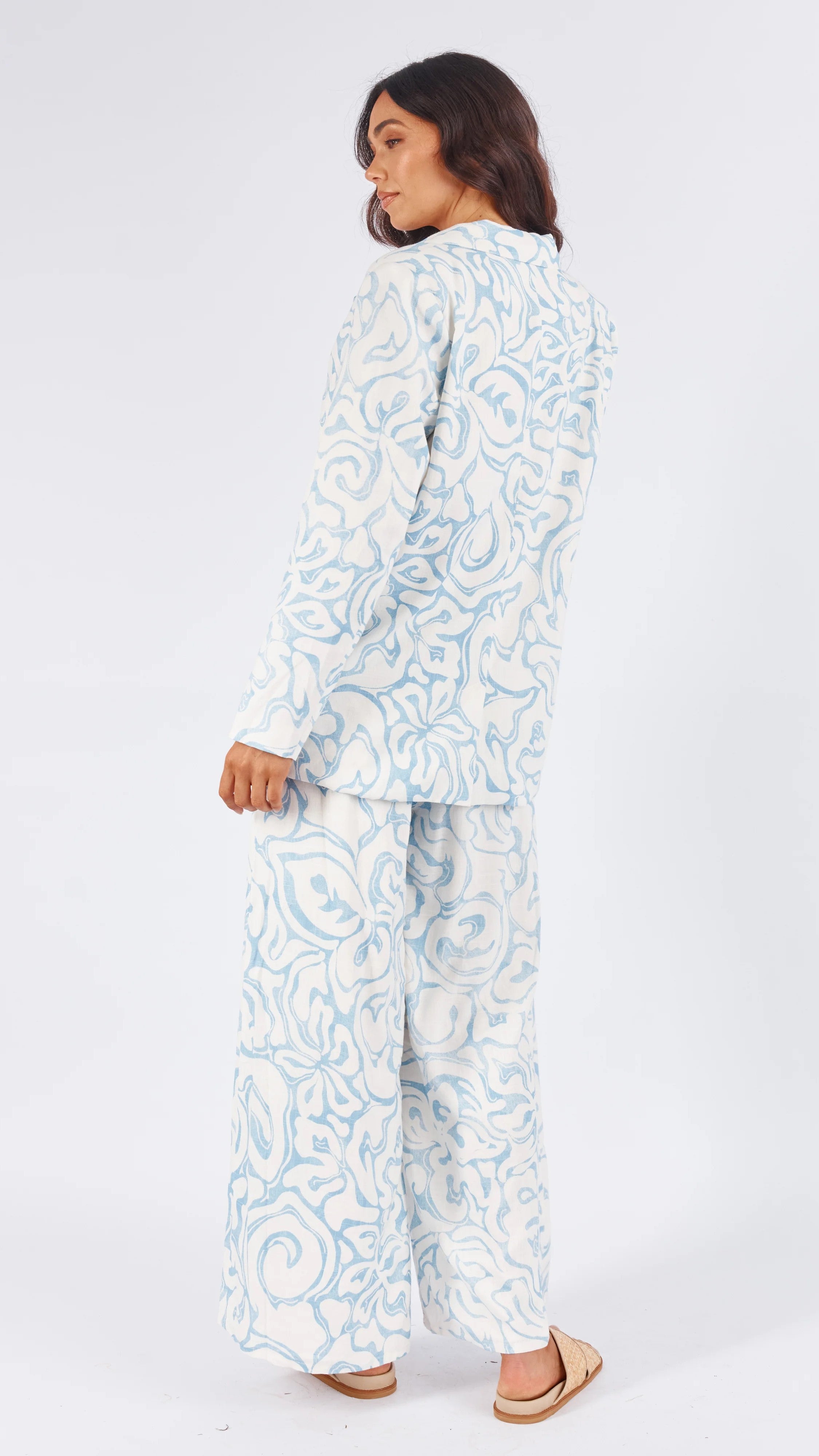 Fields Blazer - Thalassa Print