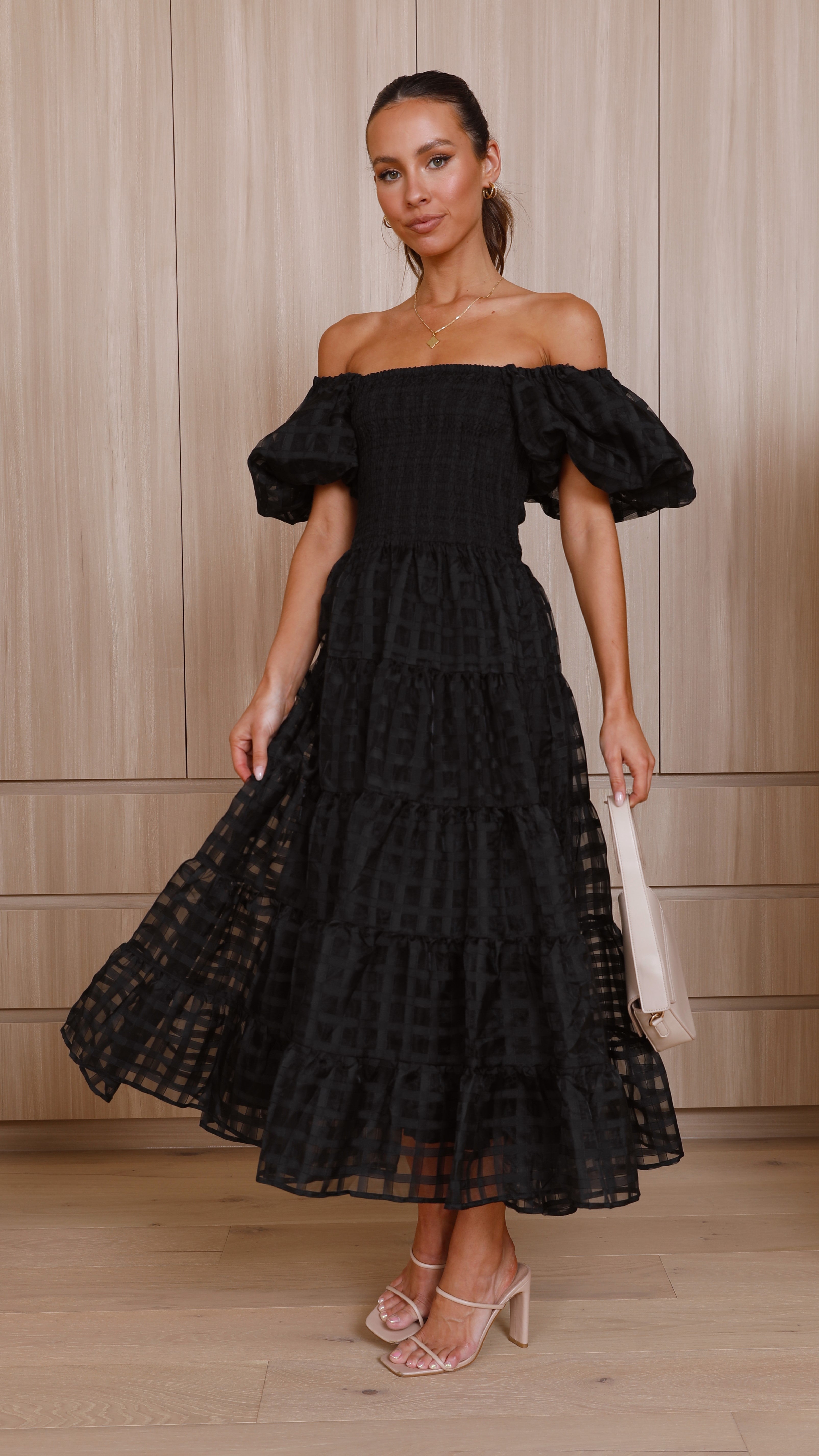 Deemi Maxi Dress - Black