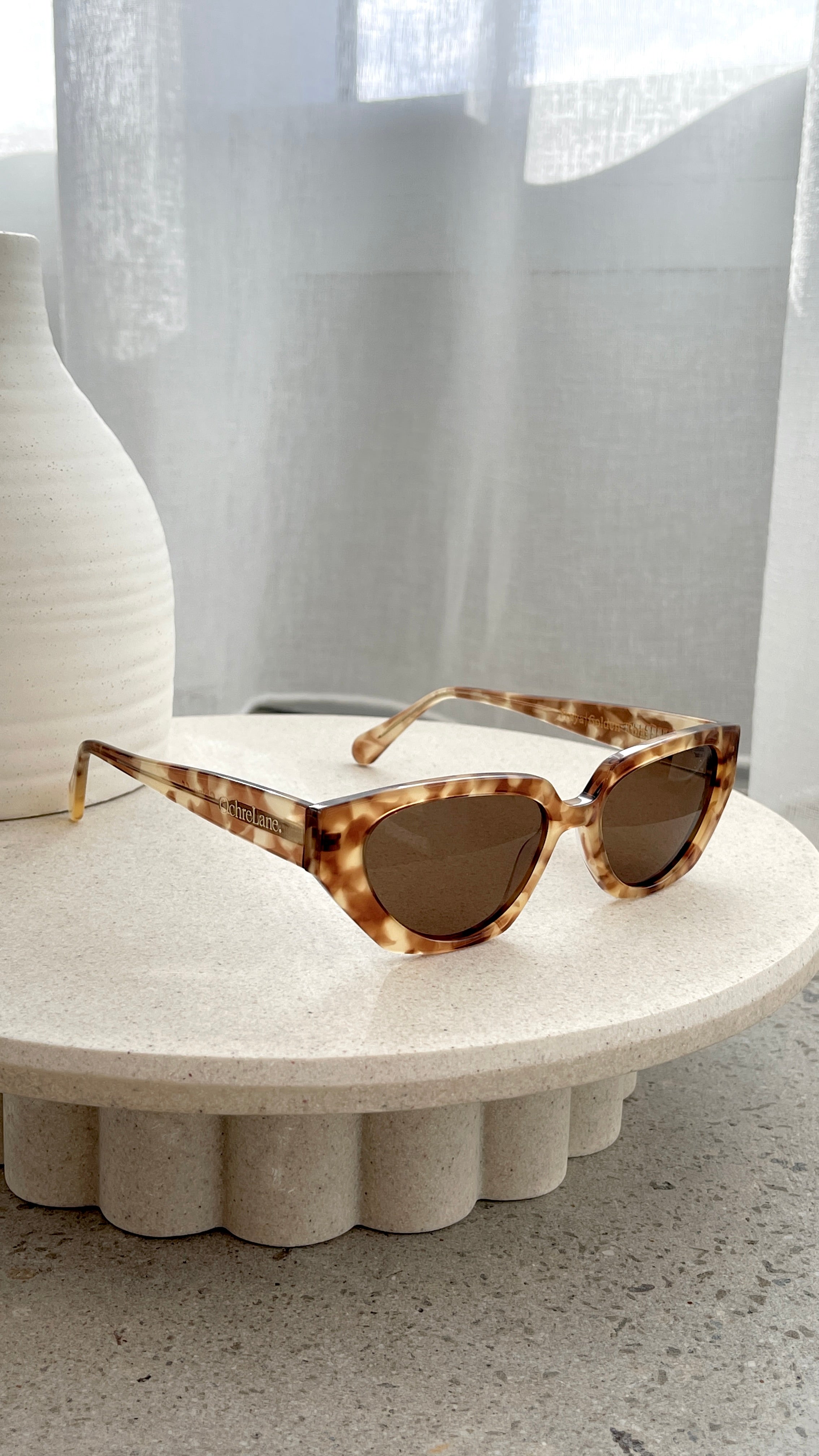 Ochre Lane Freya Sunglasses - Golden Tort - lelonys