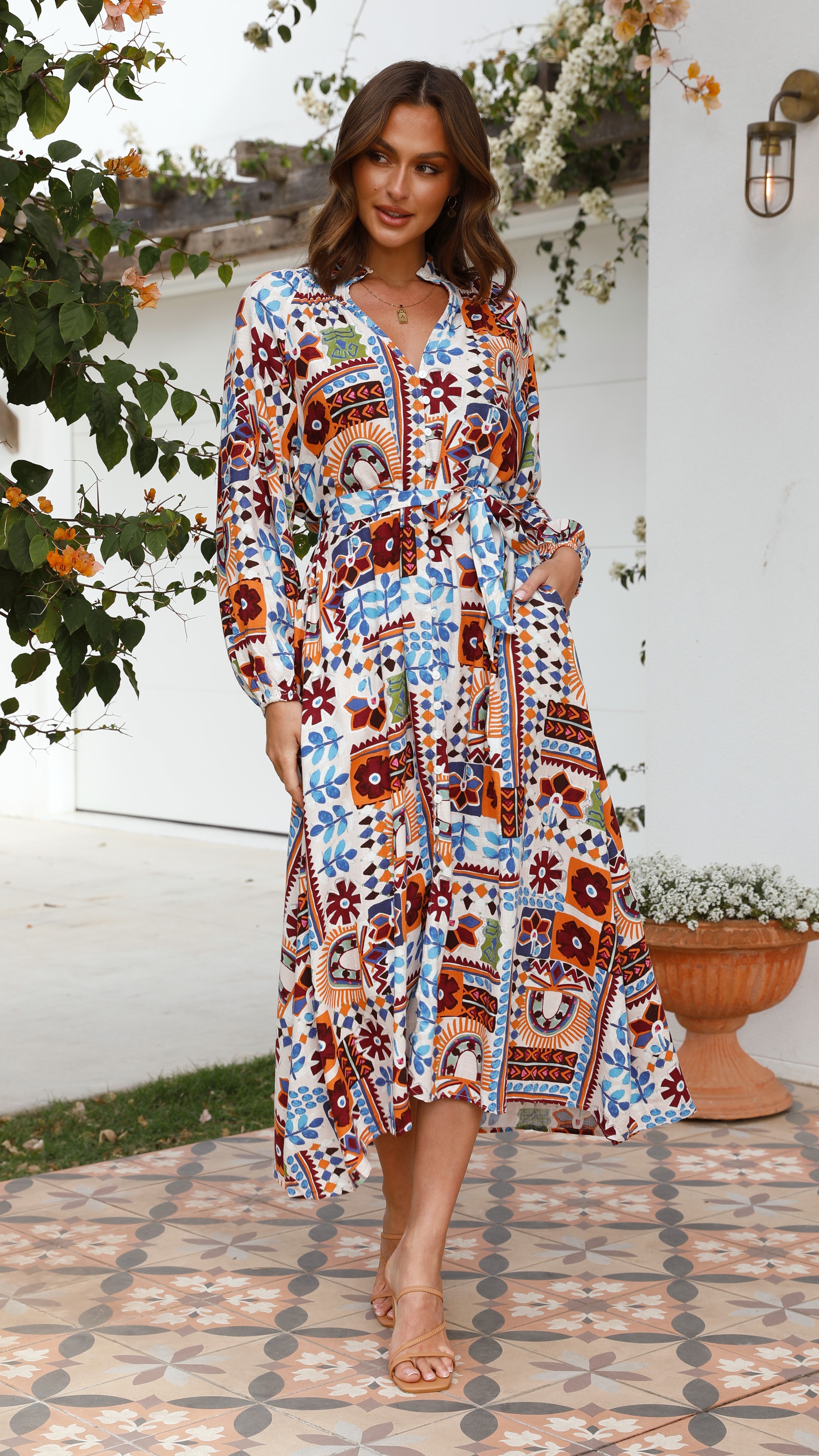 Vanessa Maxi Dress - Elora Print