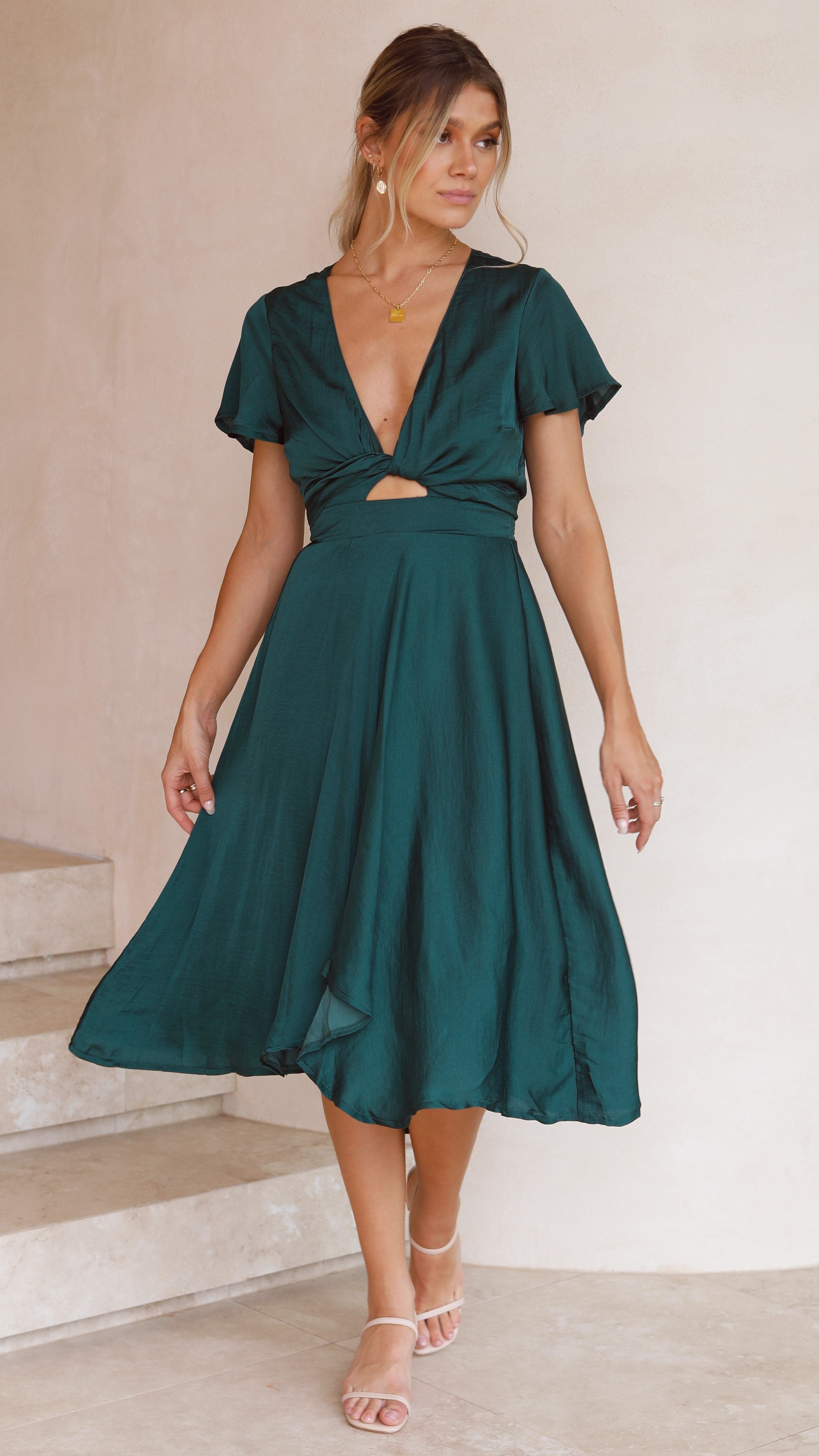 Sunny Daze Dress - Emerald