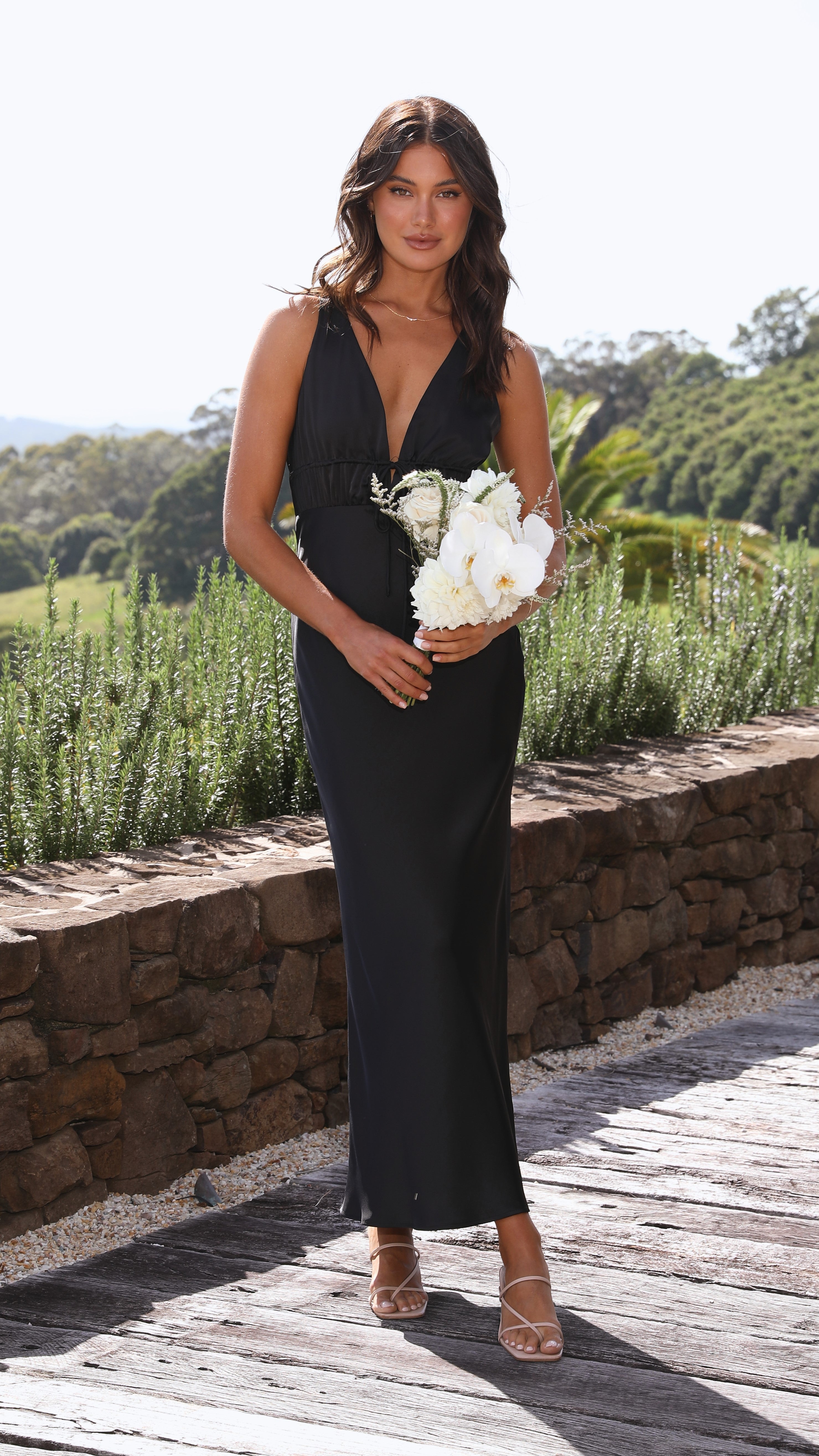 Amber Maxi Dress - Black