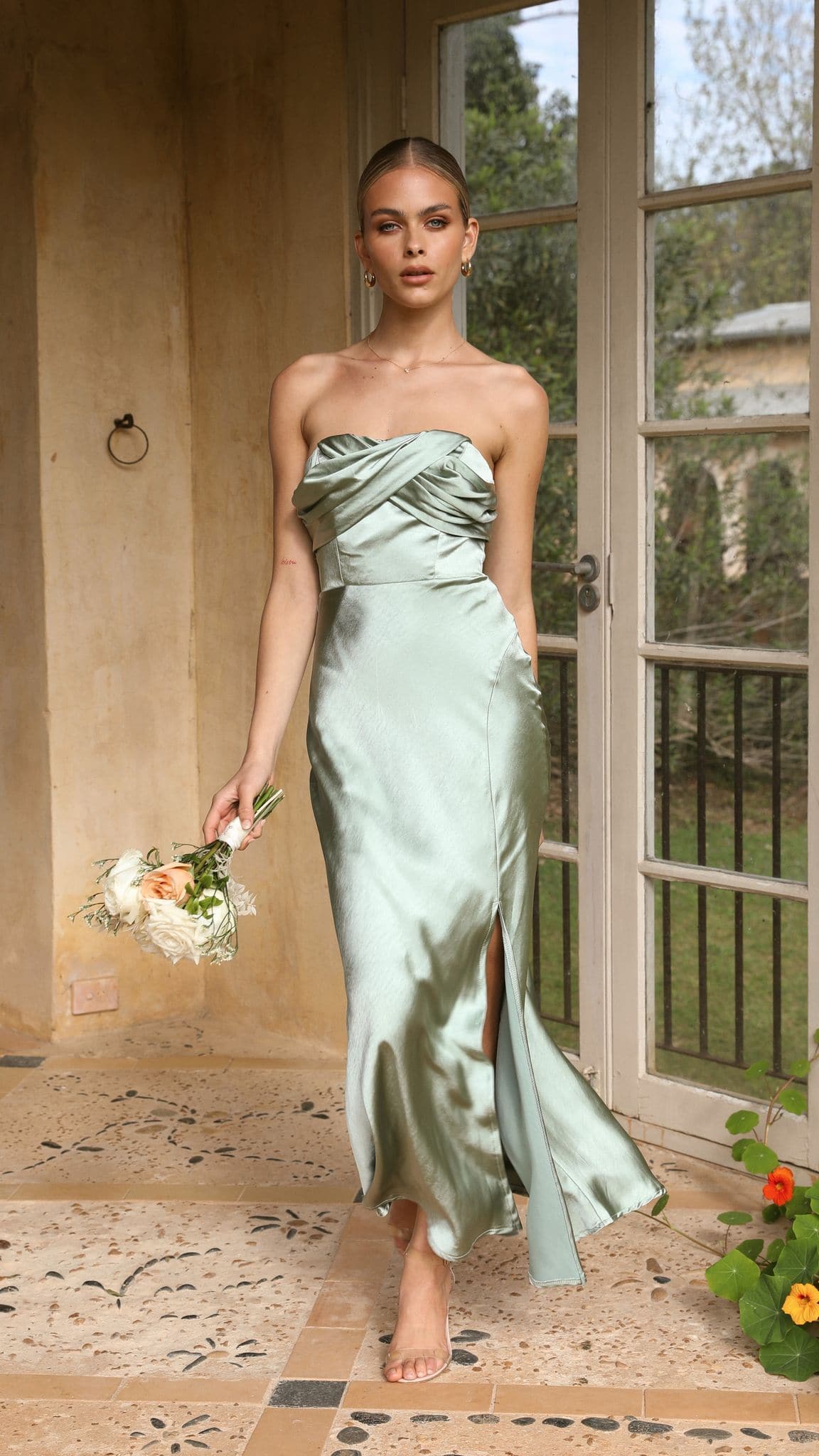 Shona Maxi Dress - Sage