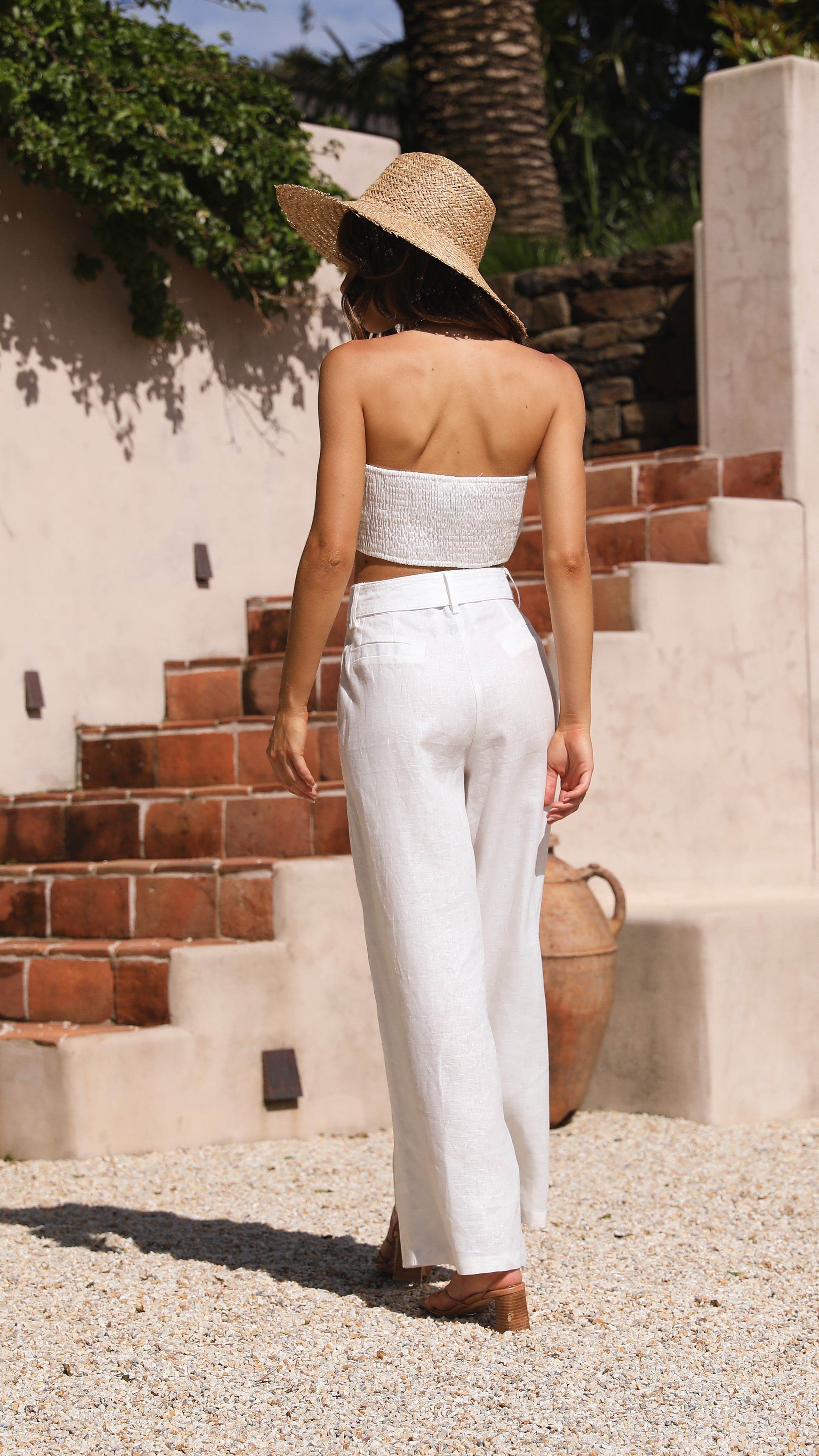 Odette Pants - White