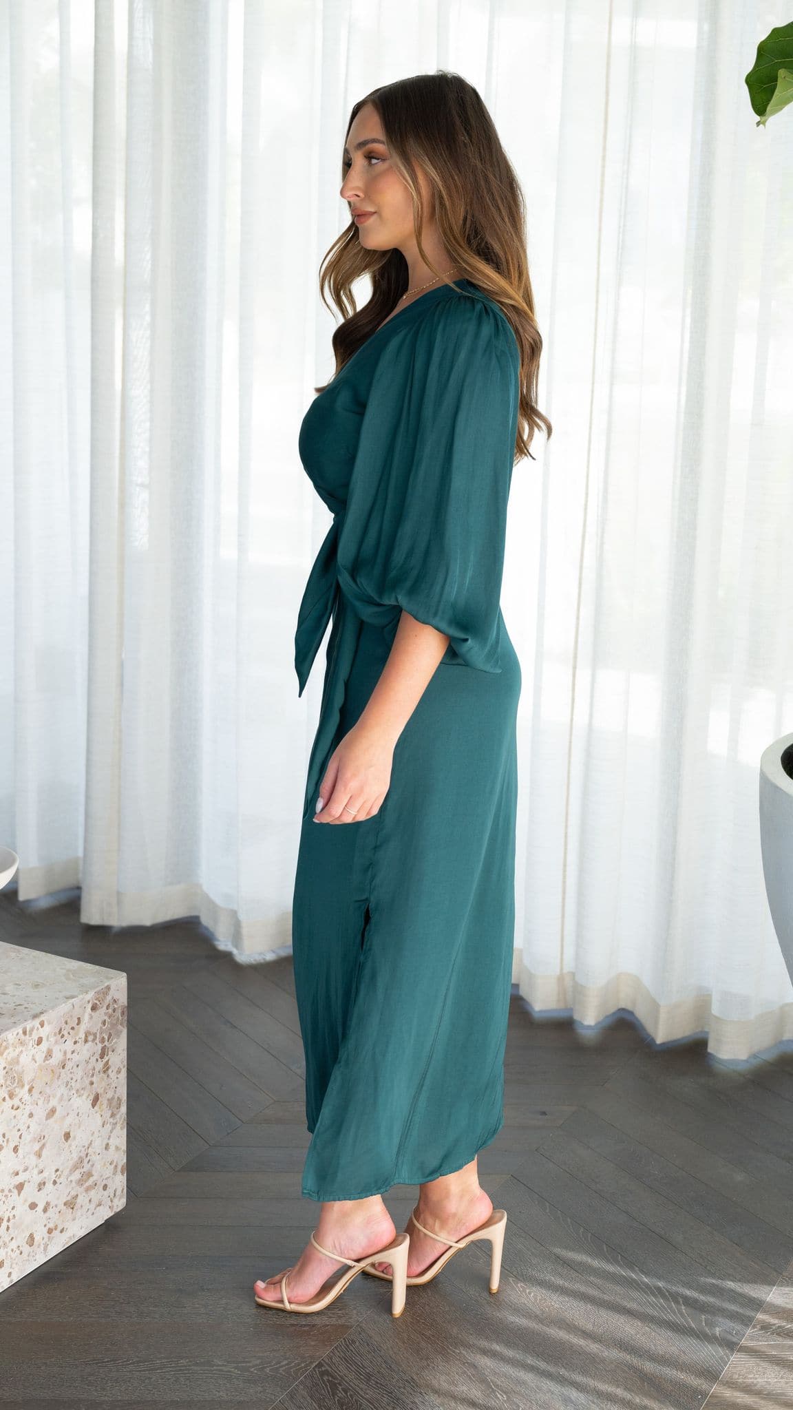 Meilani Midi Dress - Emerald