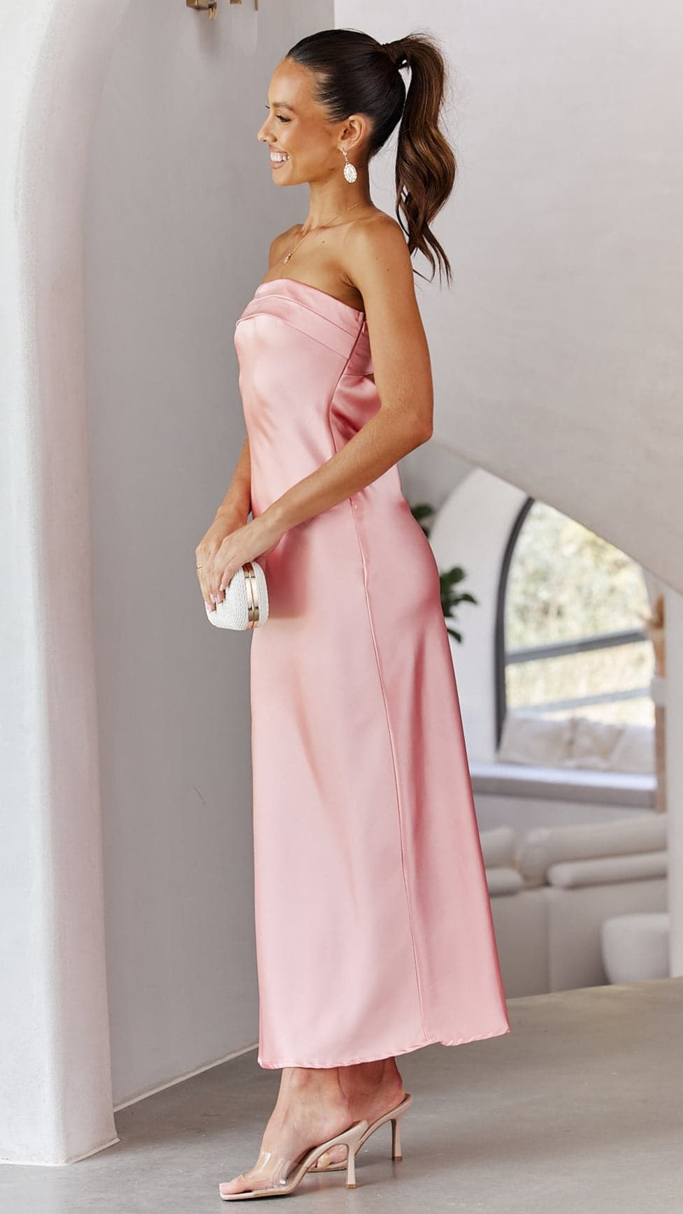 Miya Maxi Dress - Pink