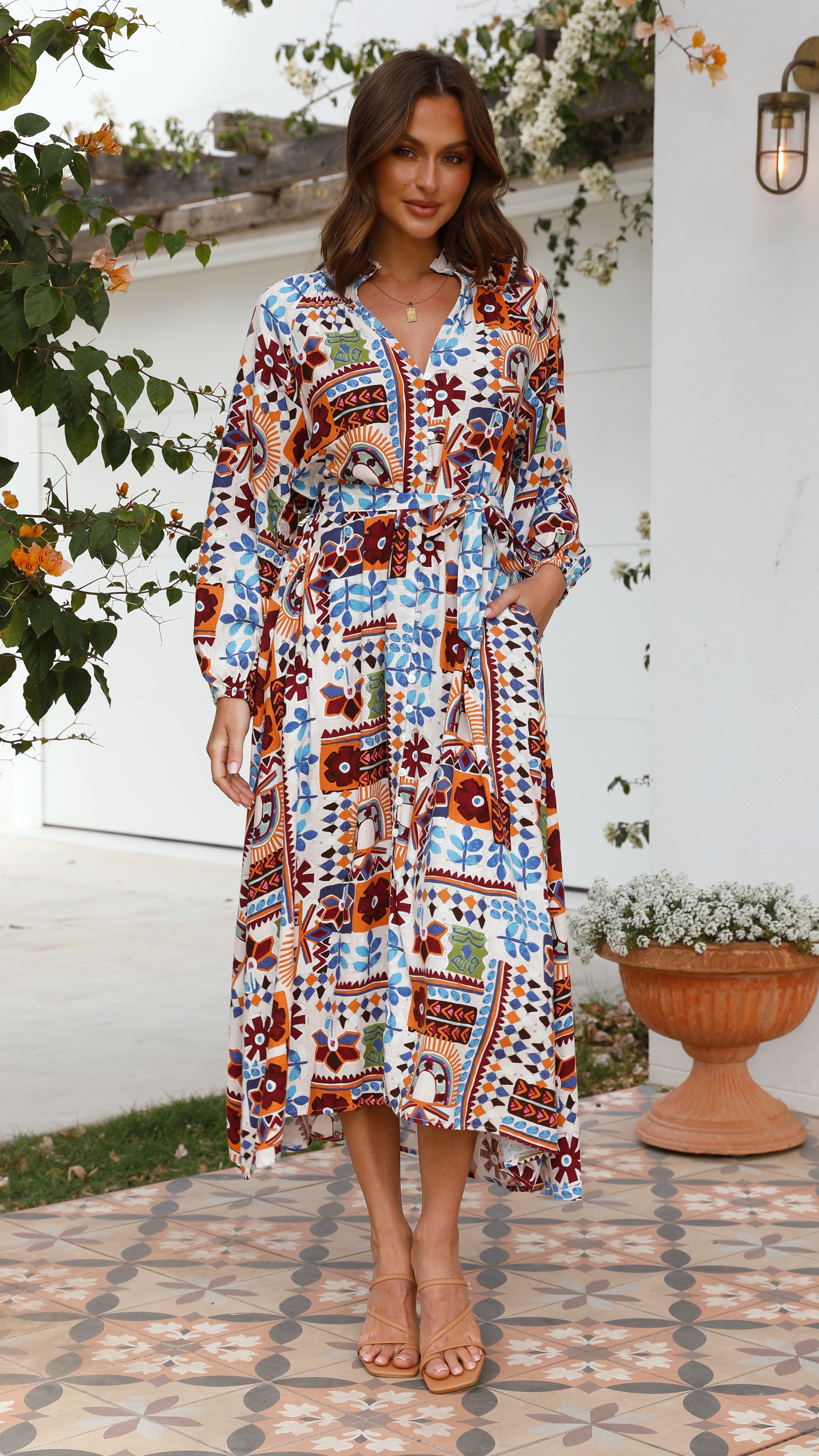 Vanessa Maxi Dress - Elora Print