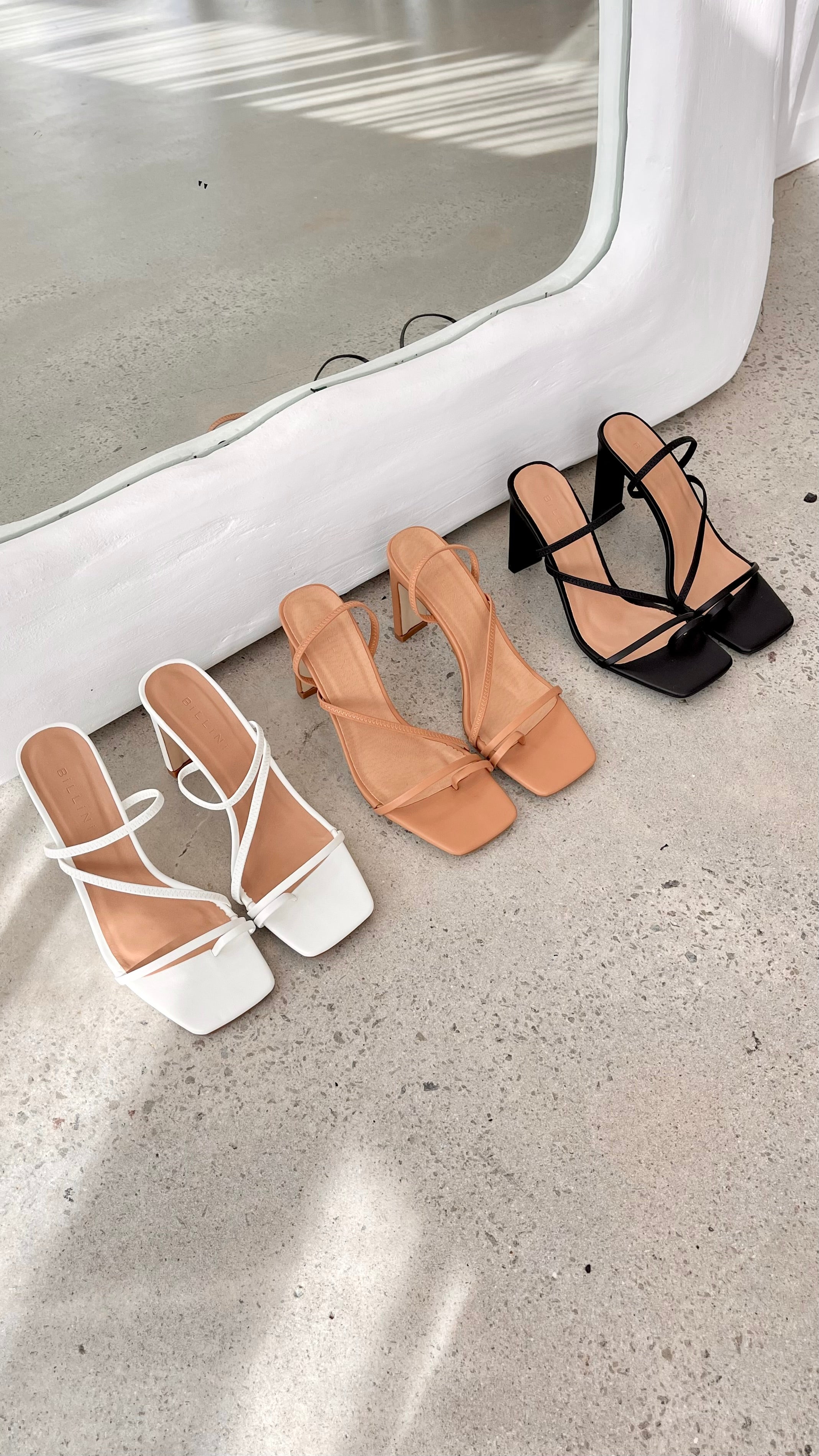 Reyna Heel - White