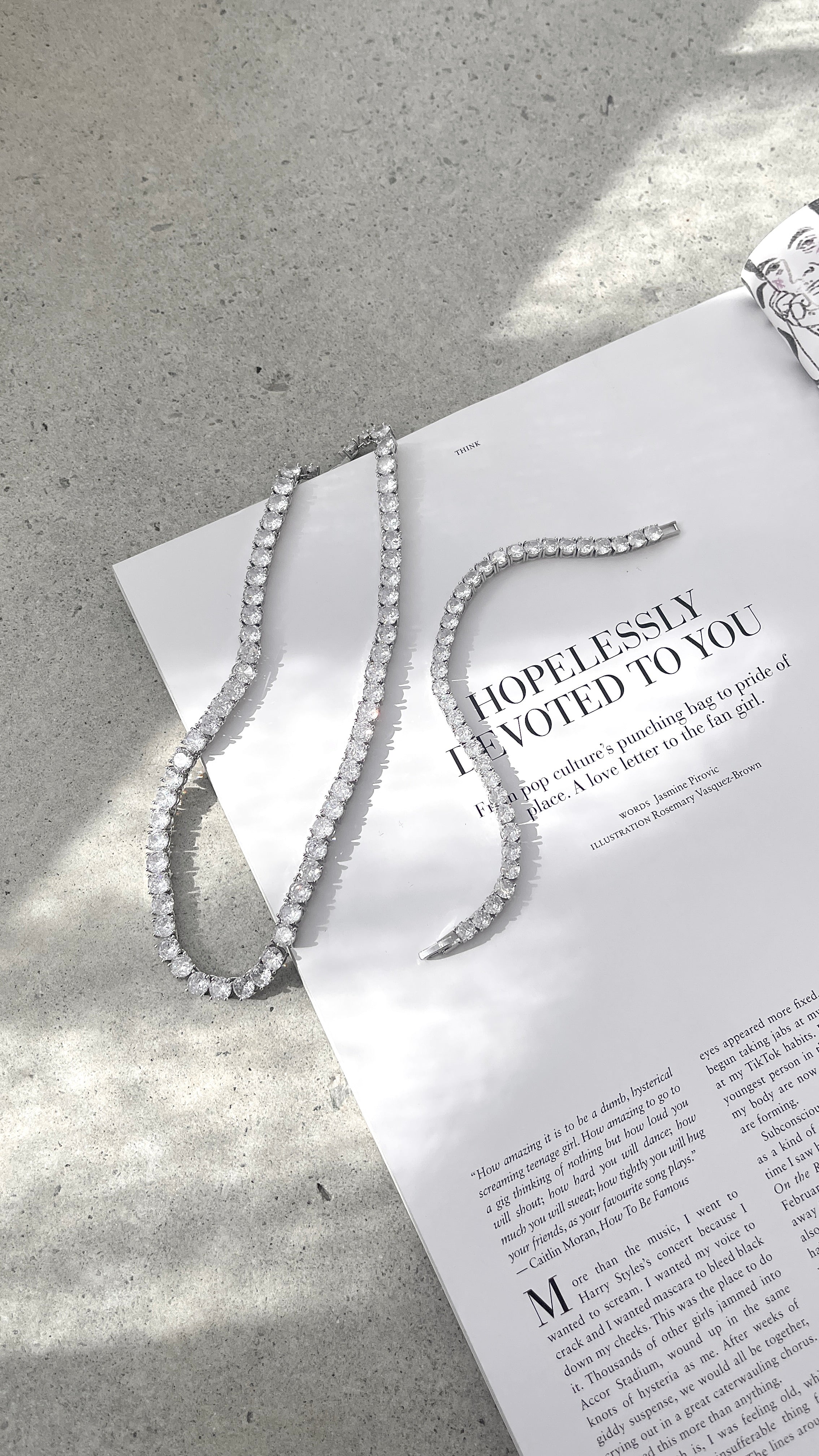 Tennis Bracelet - Crystal/Silver