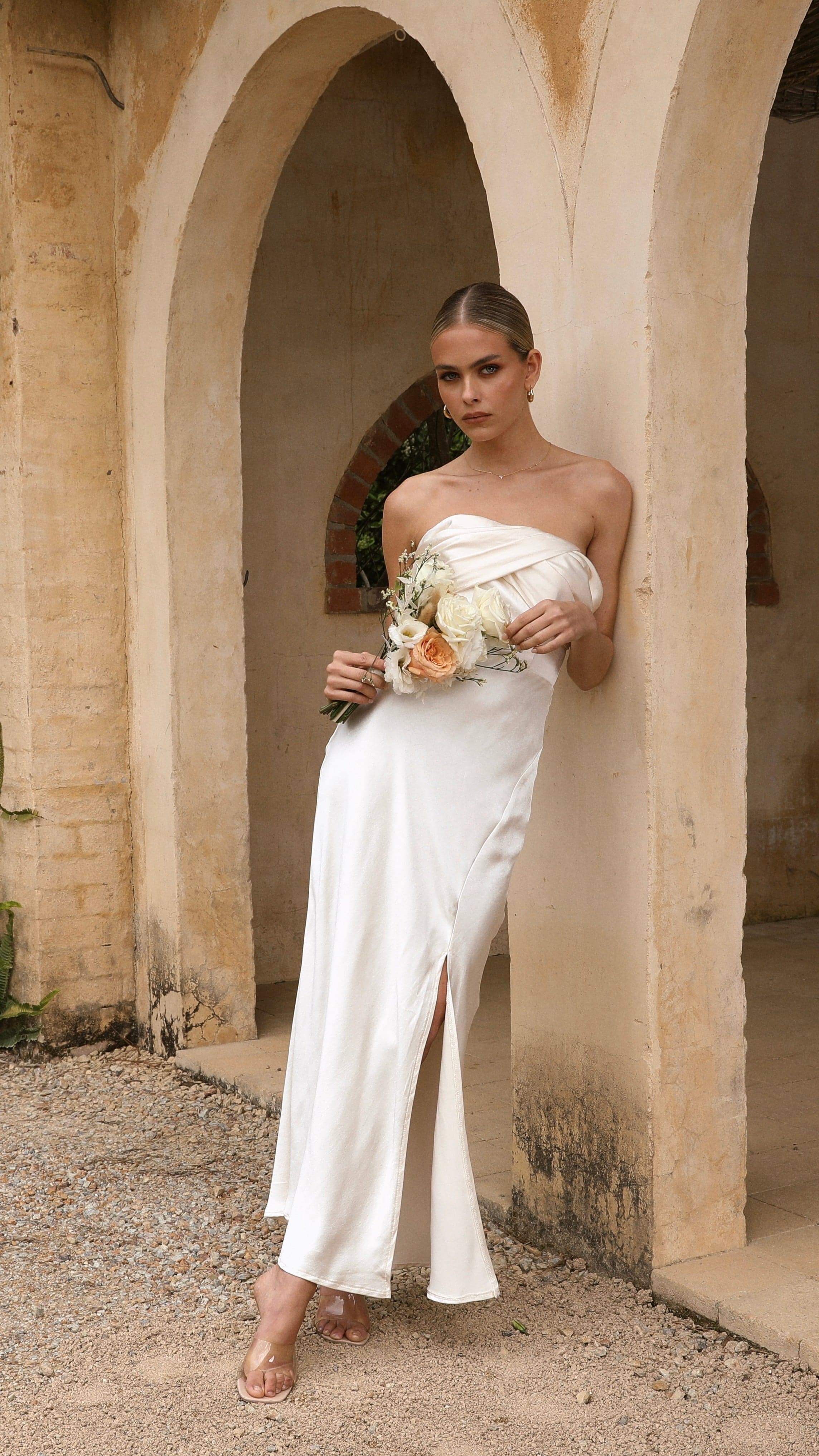 Shona Maxi Dress - Oyster