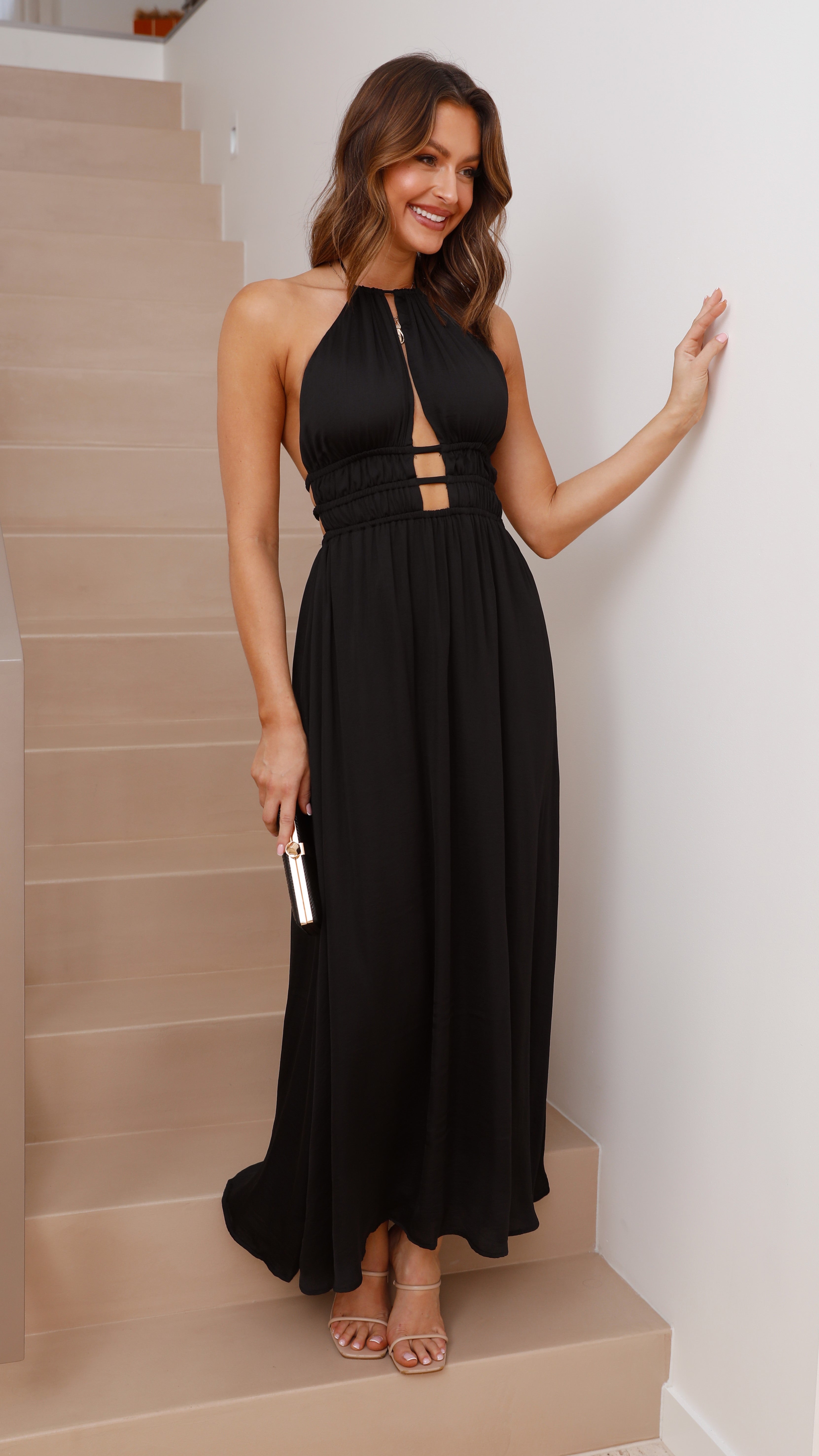 Ivy Maxi Dress - Black