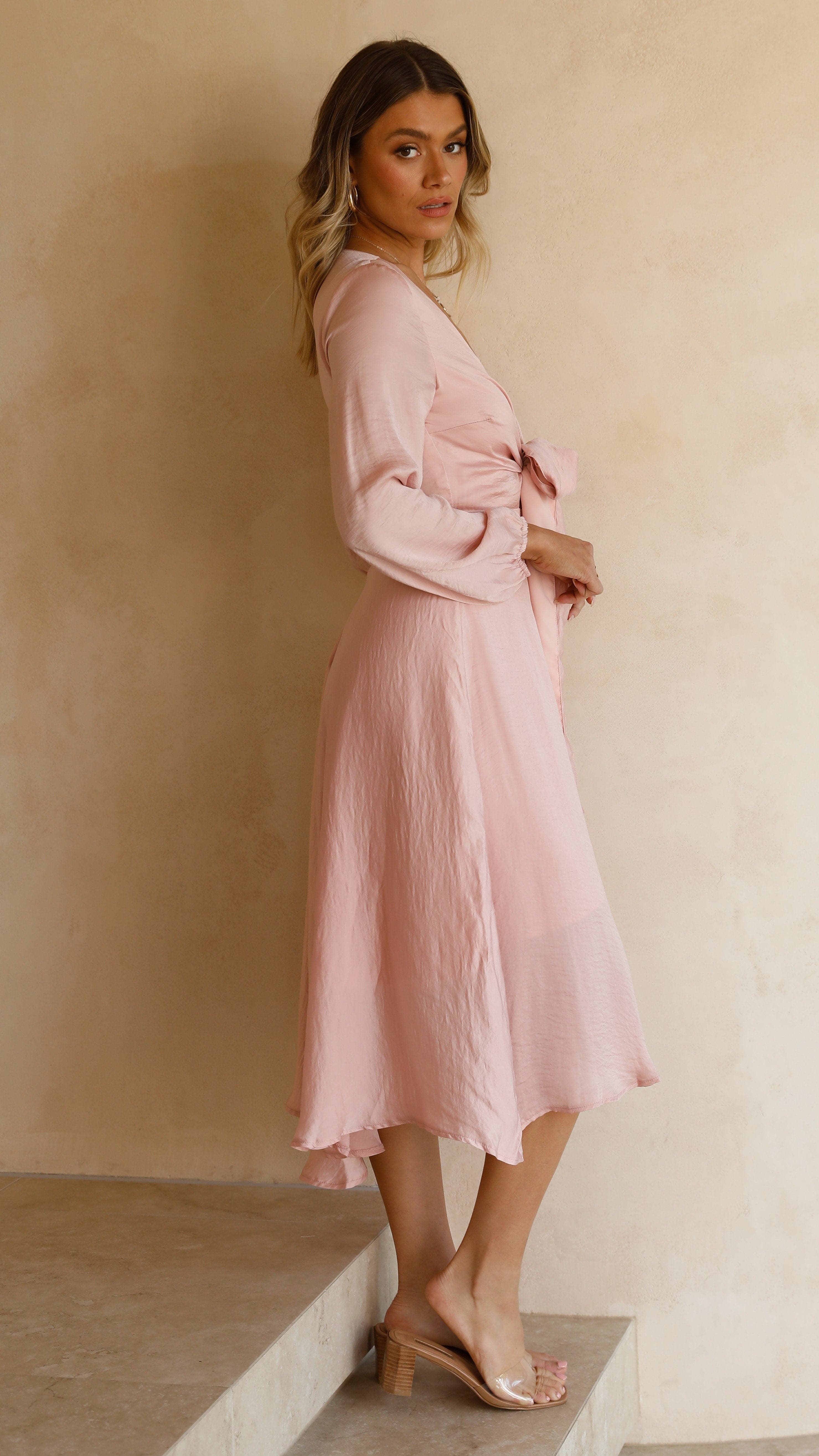 Starry Nights Dress - Soft Pink