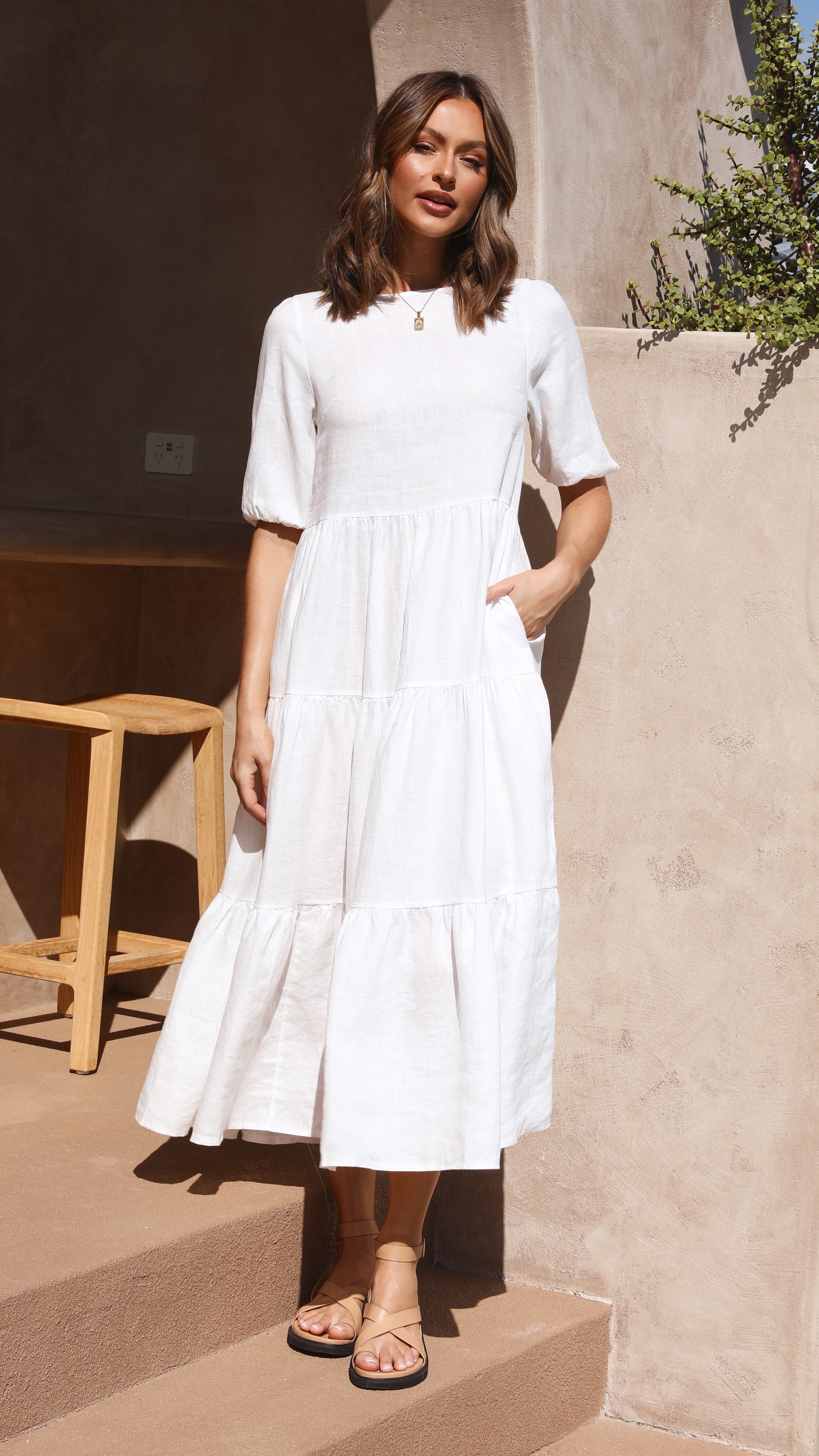 Dahlia Maxi Dress - White