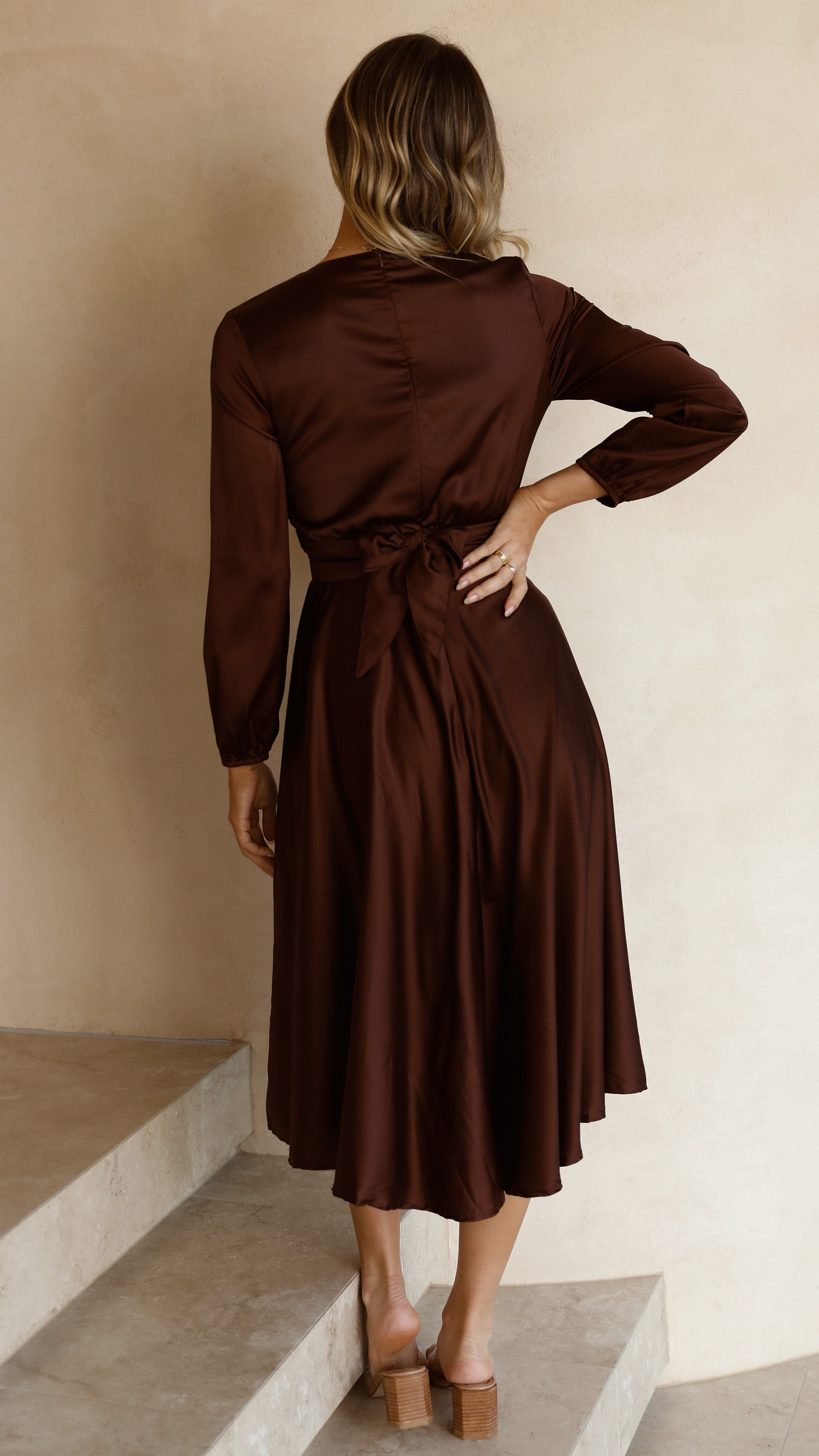 Starry Nights Dress - Chocolate