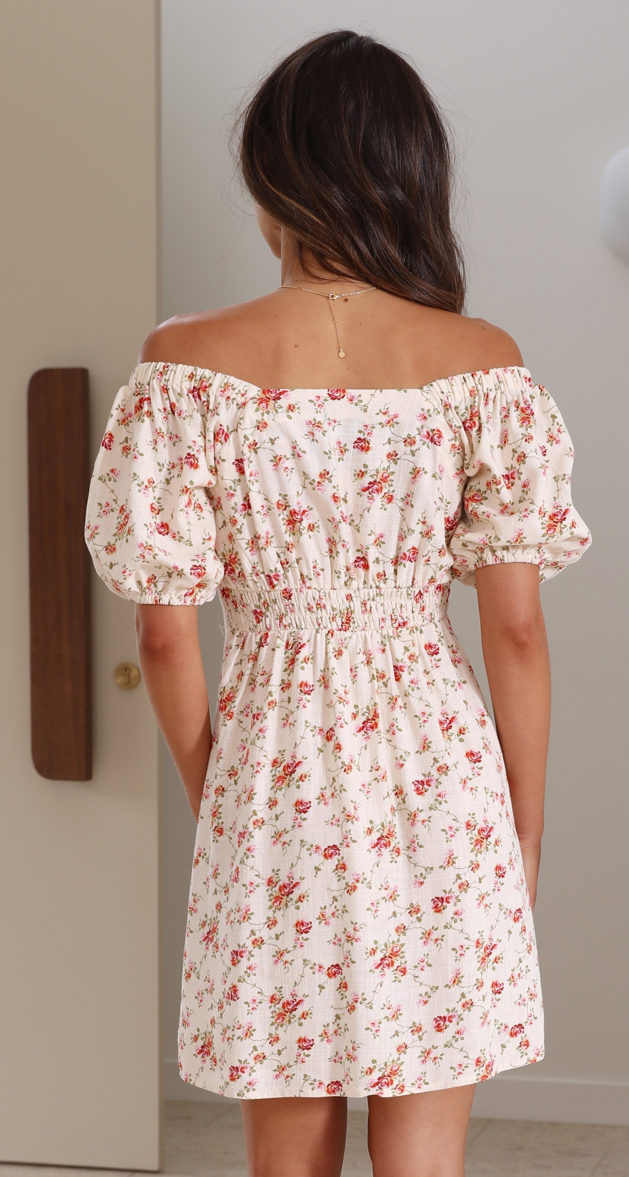 Caroline Mini Dress - Rosie Print