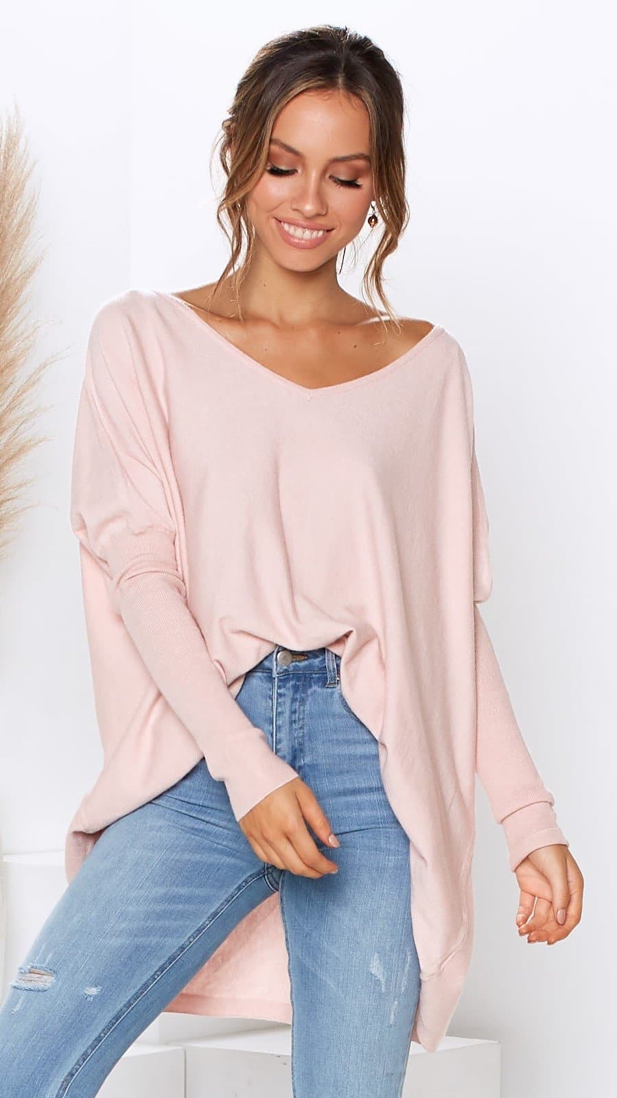 Amalia Knit Top - Blush