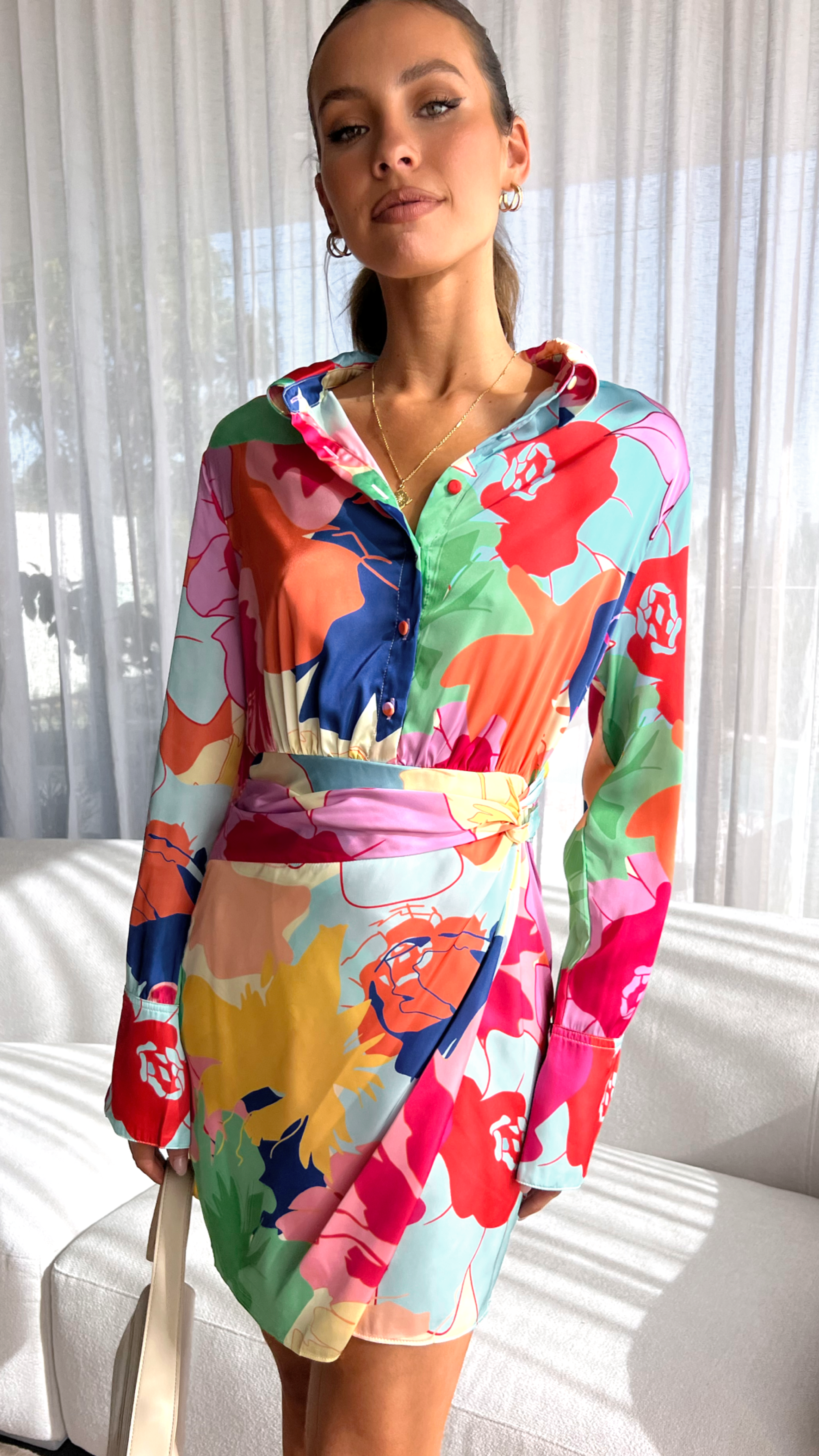 Emily Mini Dress - Multi