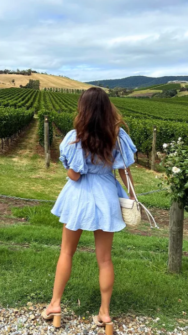 Adi Mini Dress - Blue